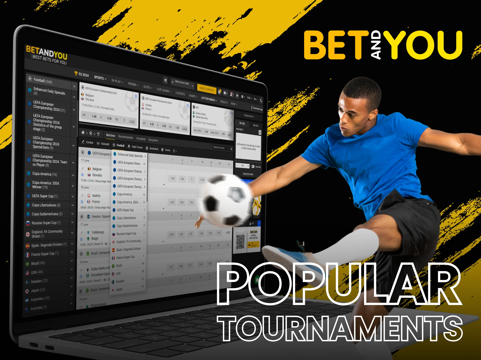 Betandyou has high odds for this football tournament.