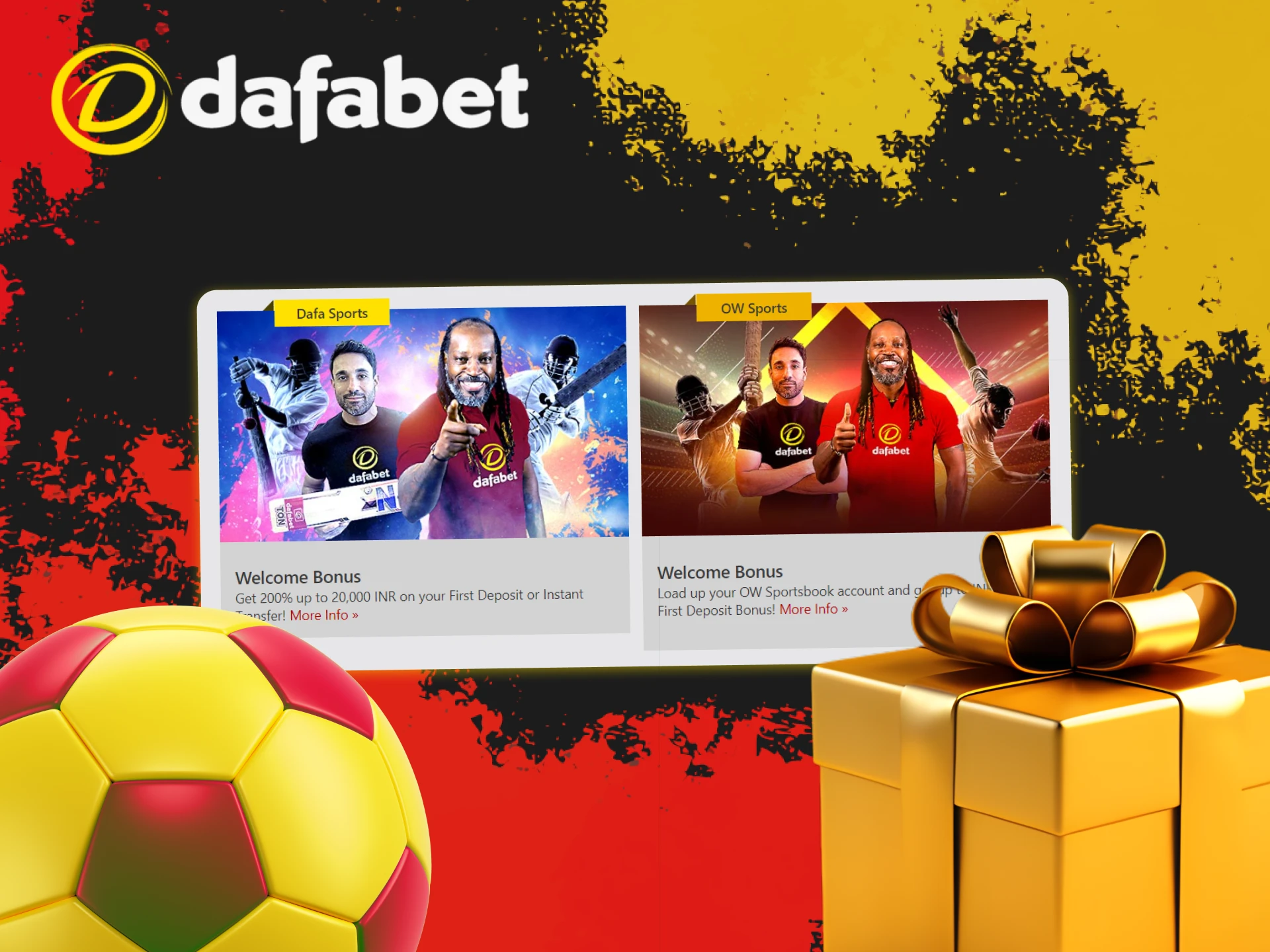 At Dafabet you can get a nice welcome bonus and use it for betting on football.