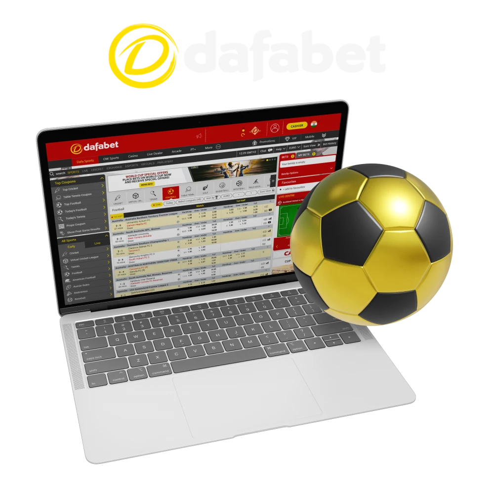 Dafabet is the most popular bookmaker for football betting among Indian users.