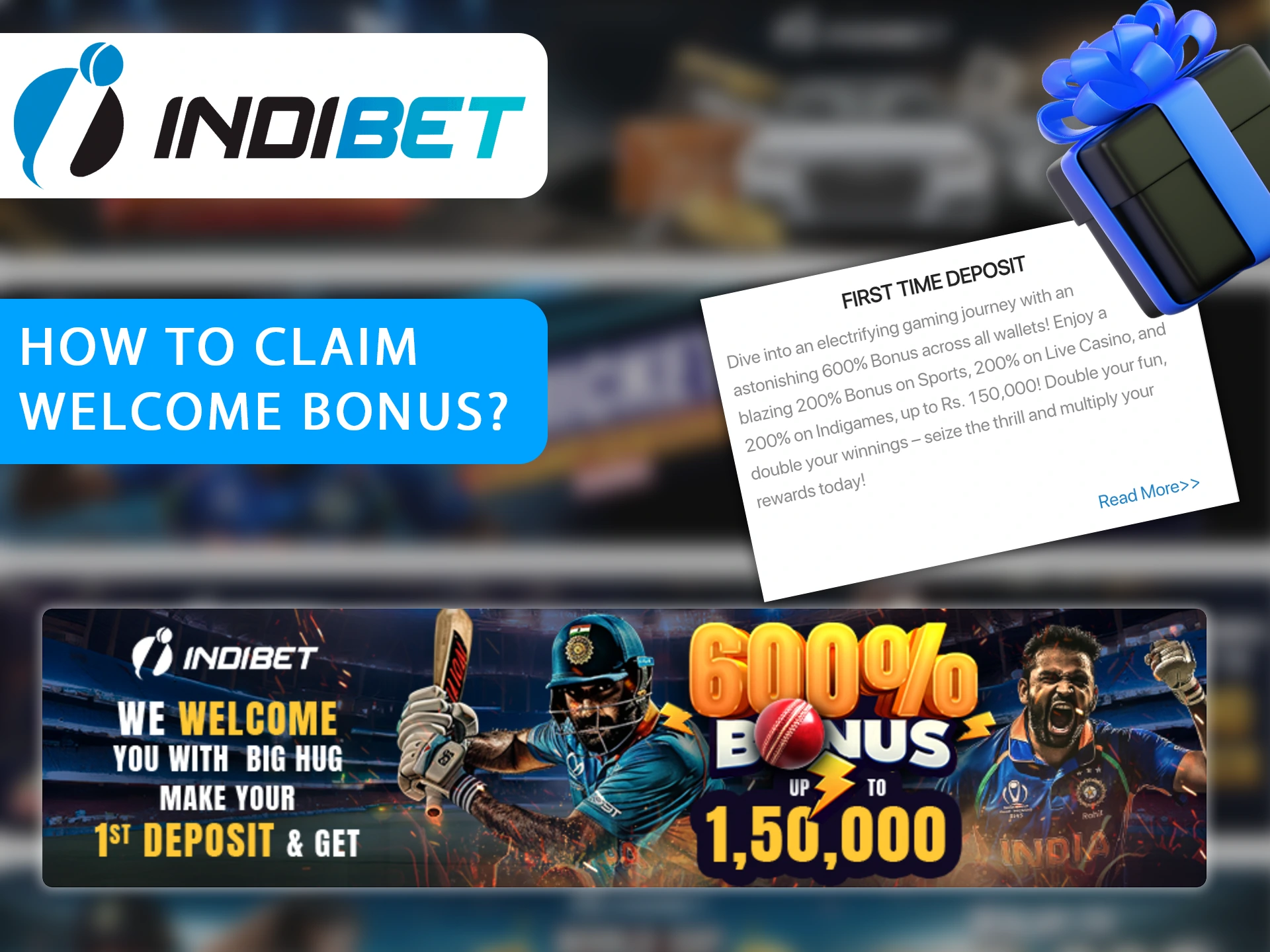 Find out how to claim Indibet welcome bonuses hassle-free.