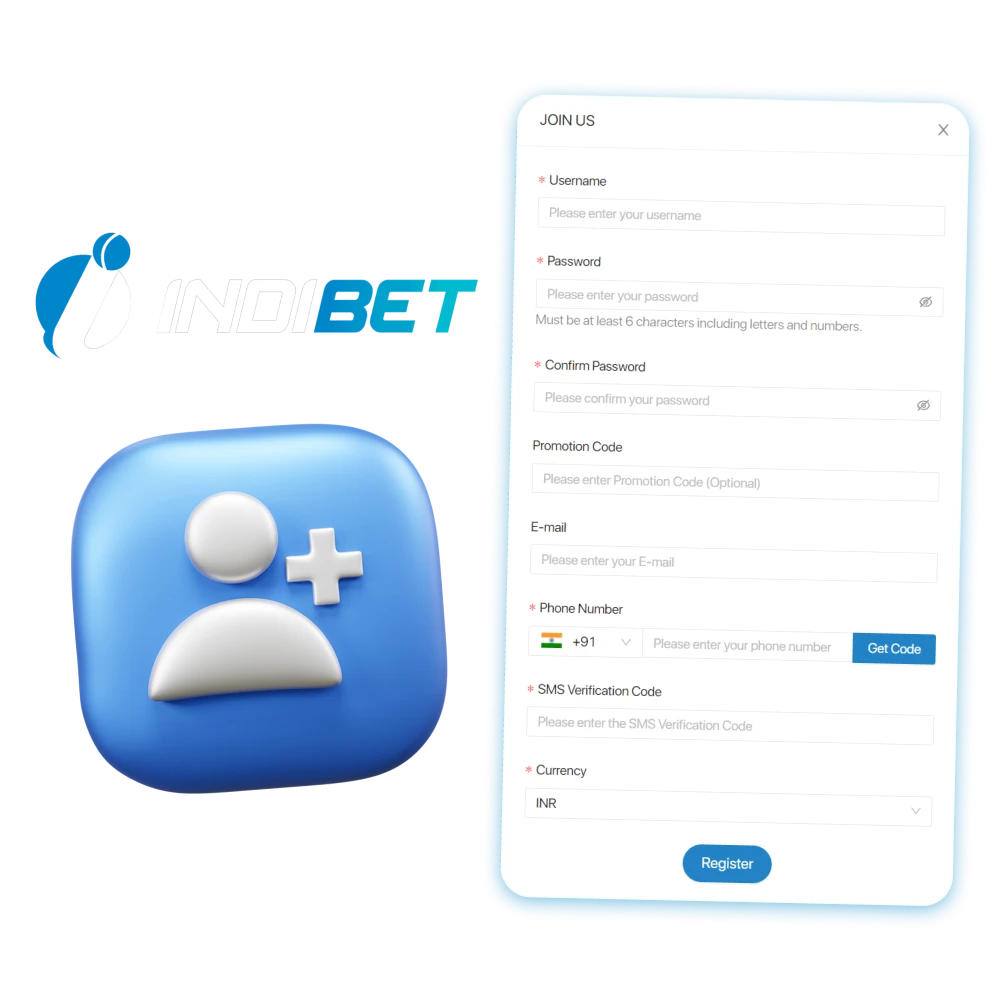 Here is a complete guide to registering on Indibet.