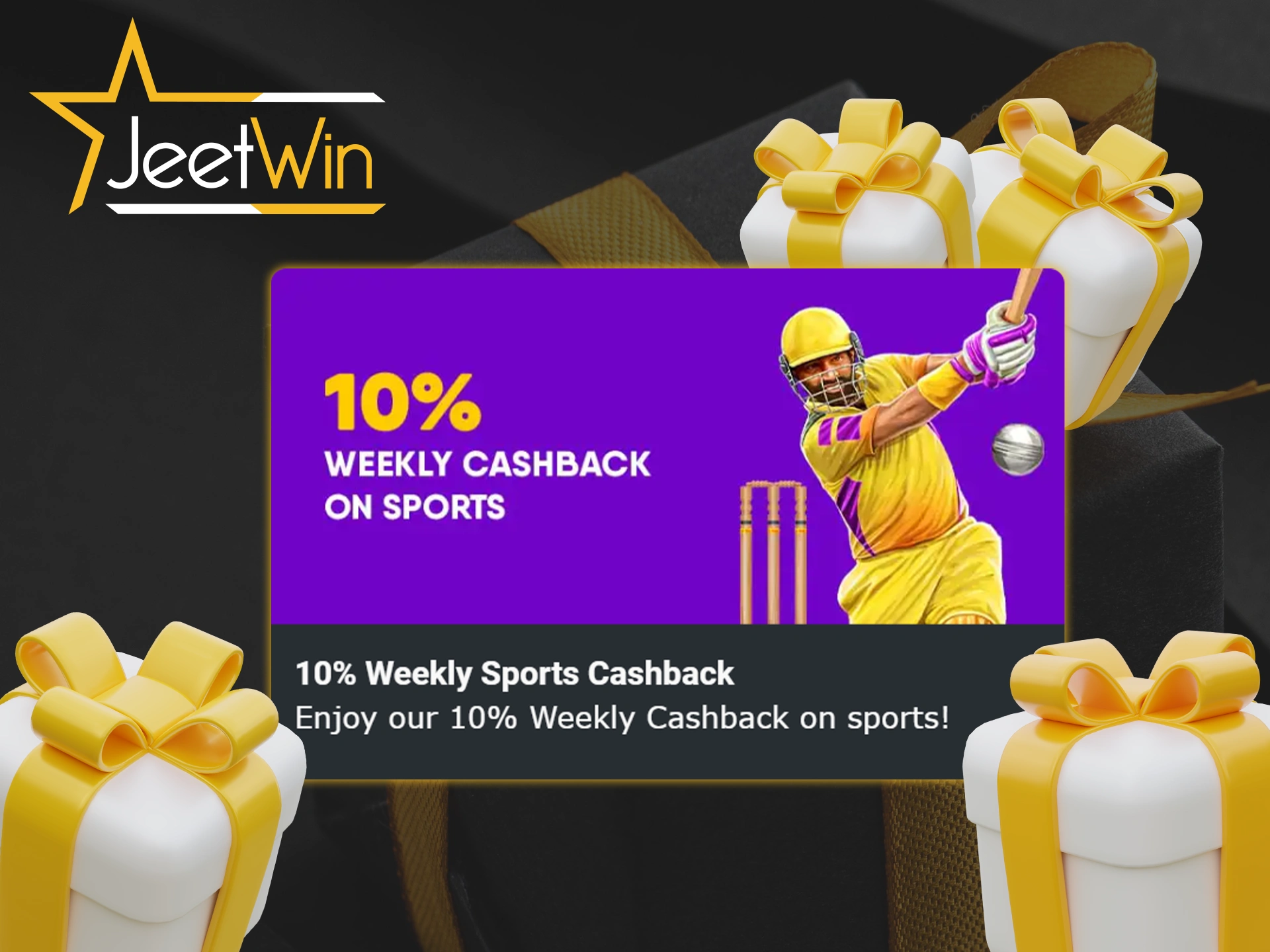 Get weekly cashback on football betting at Jeetwin.