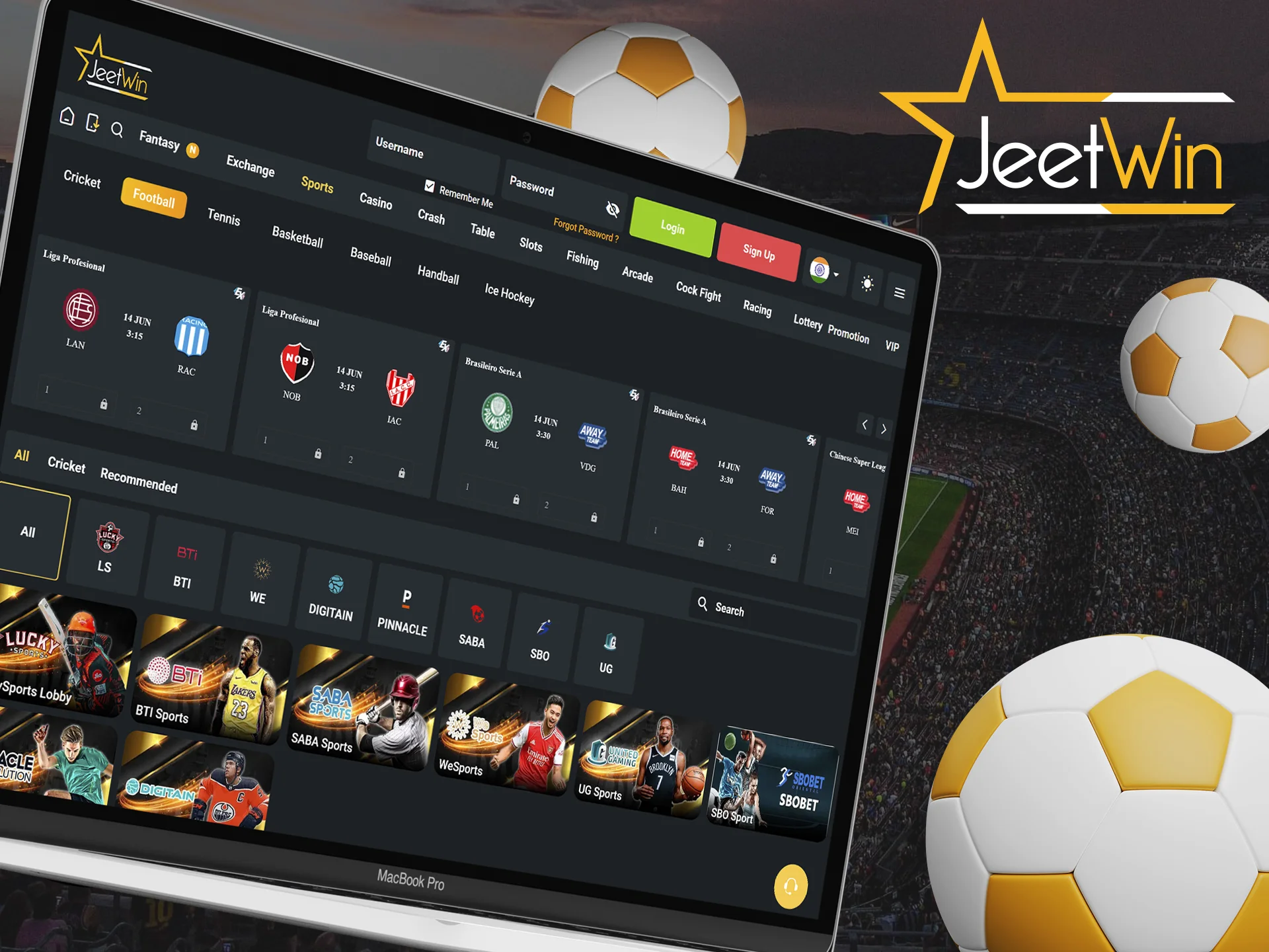 Embark on a journey through the exciting world of football betting with Jeetwin.