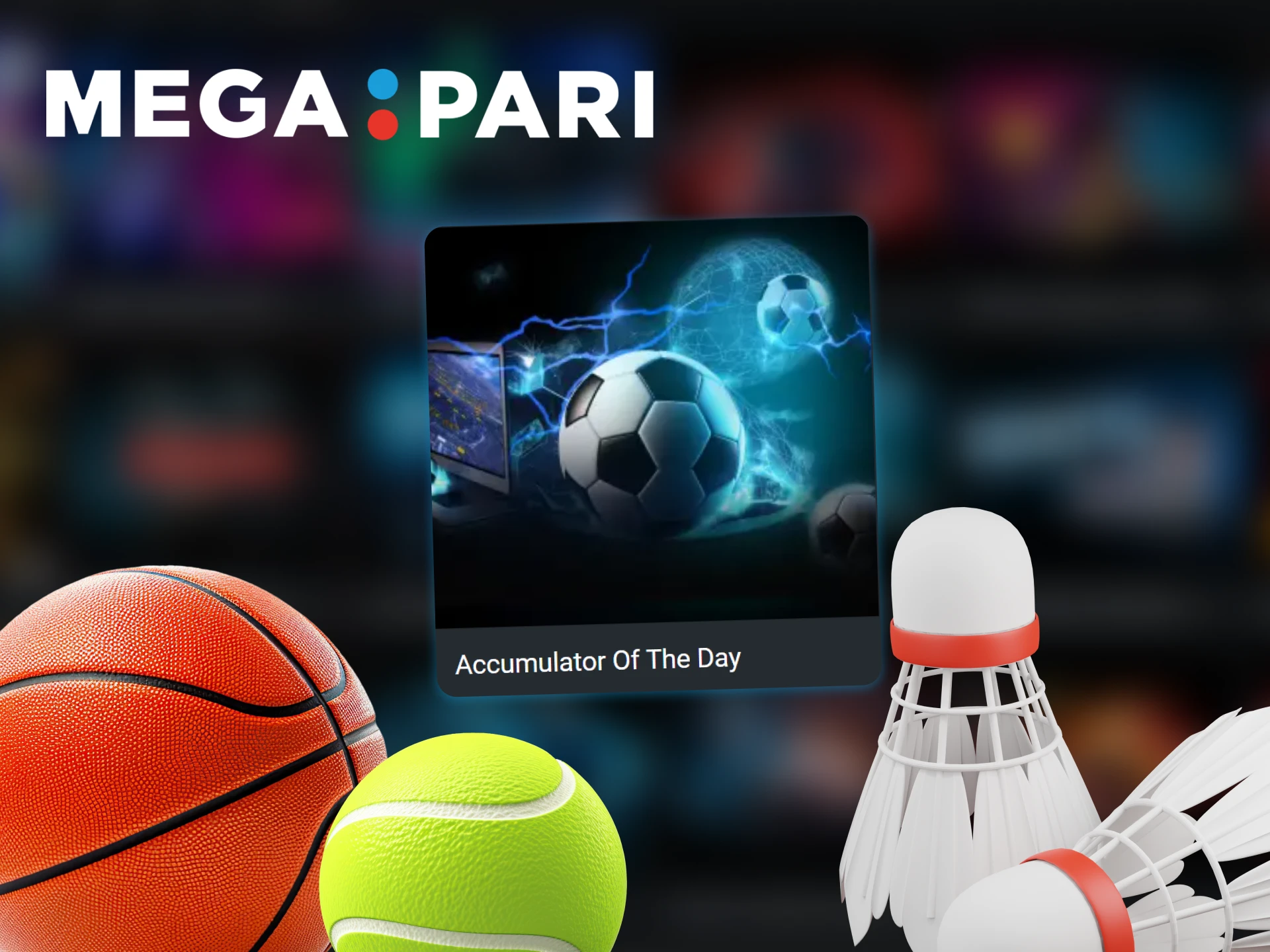 Increase your winnings when betting on sports with Megapari Accumulator of the day bonus.