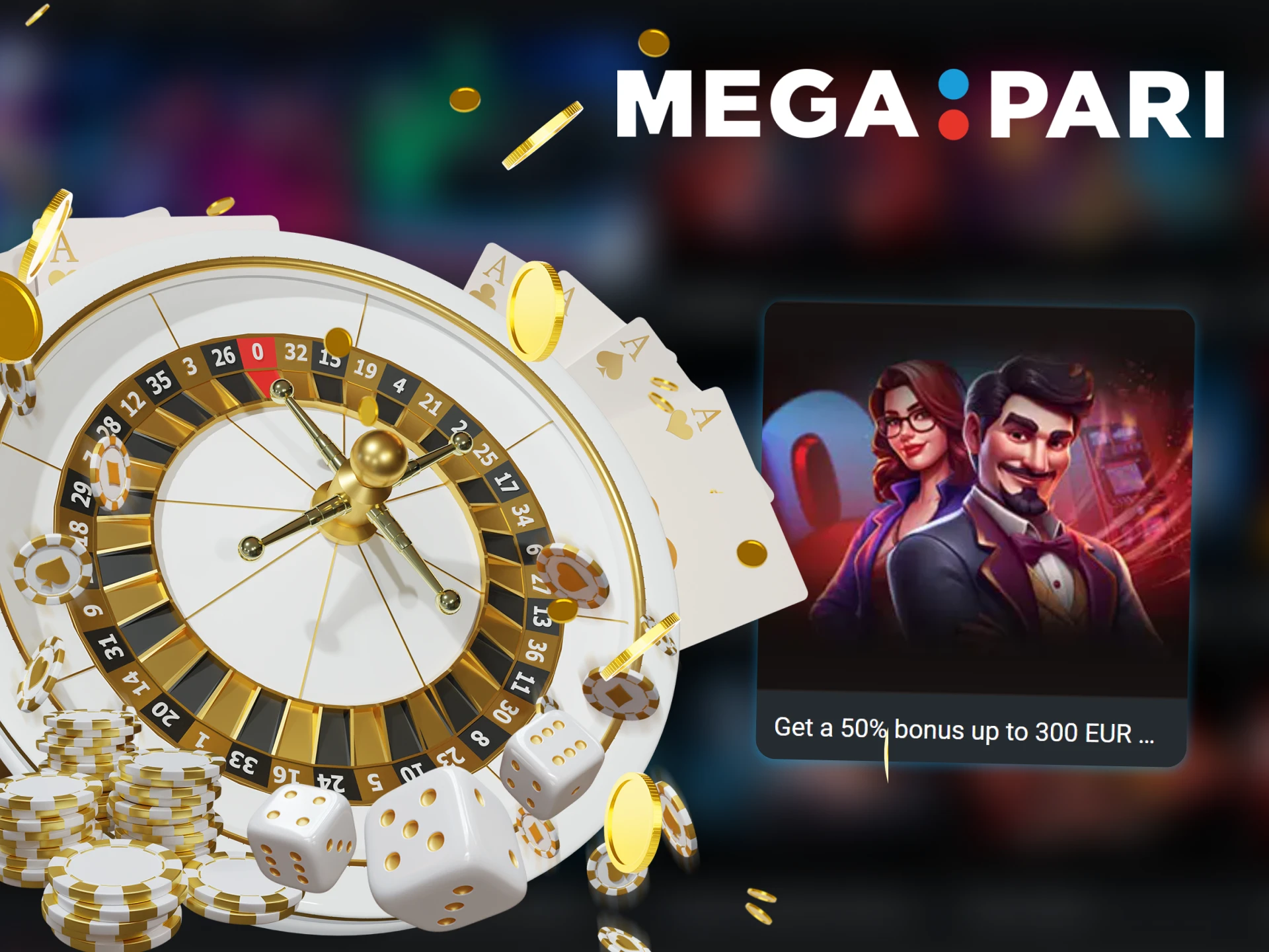 Increase your 10th deposit at Megapari for casino games.