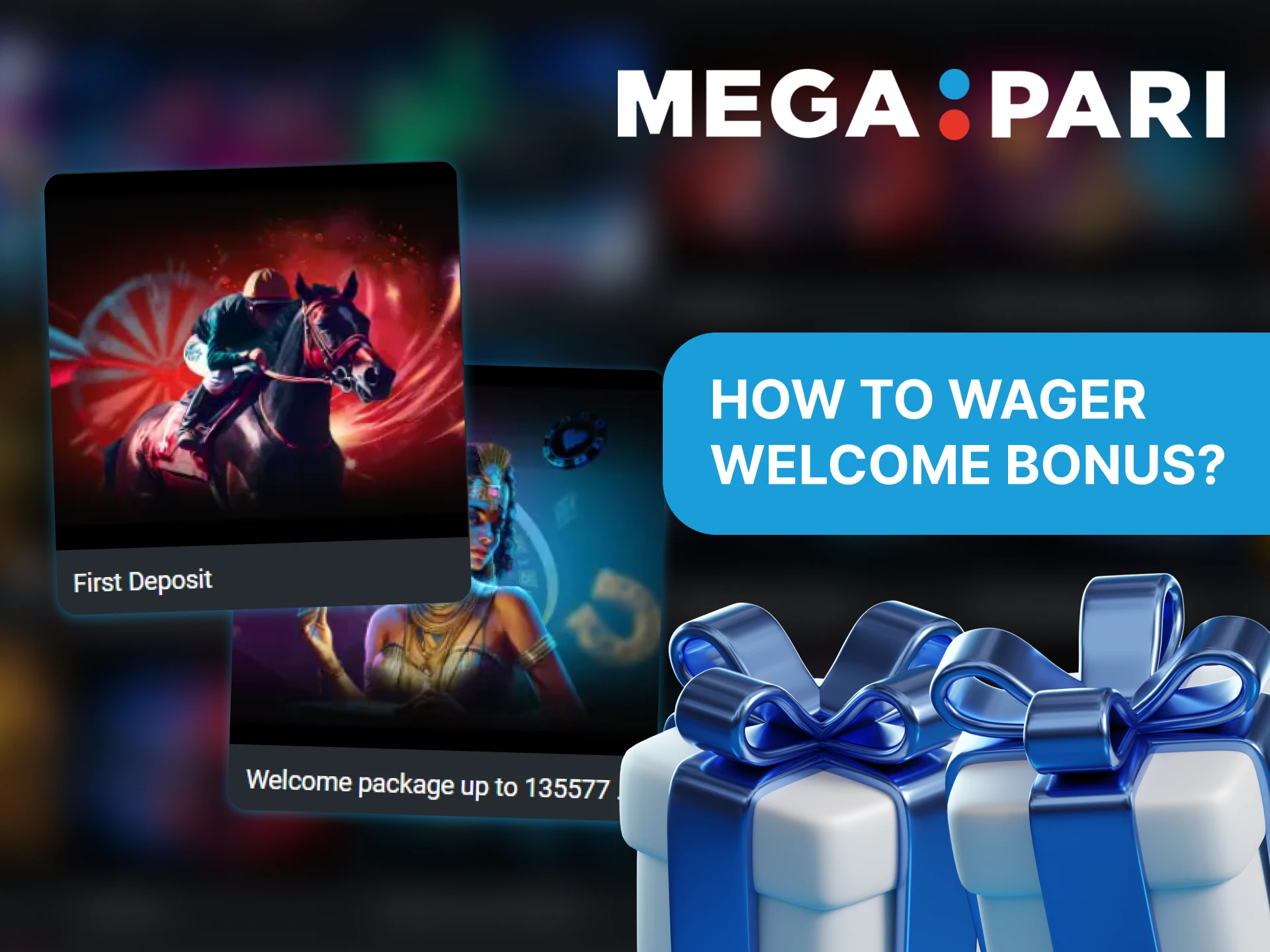 To apply the Megapari welcome bonus, you need to meet the following requirements.