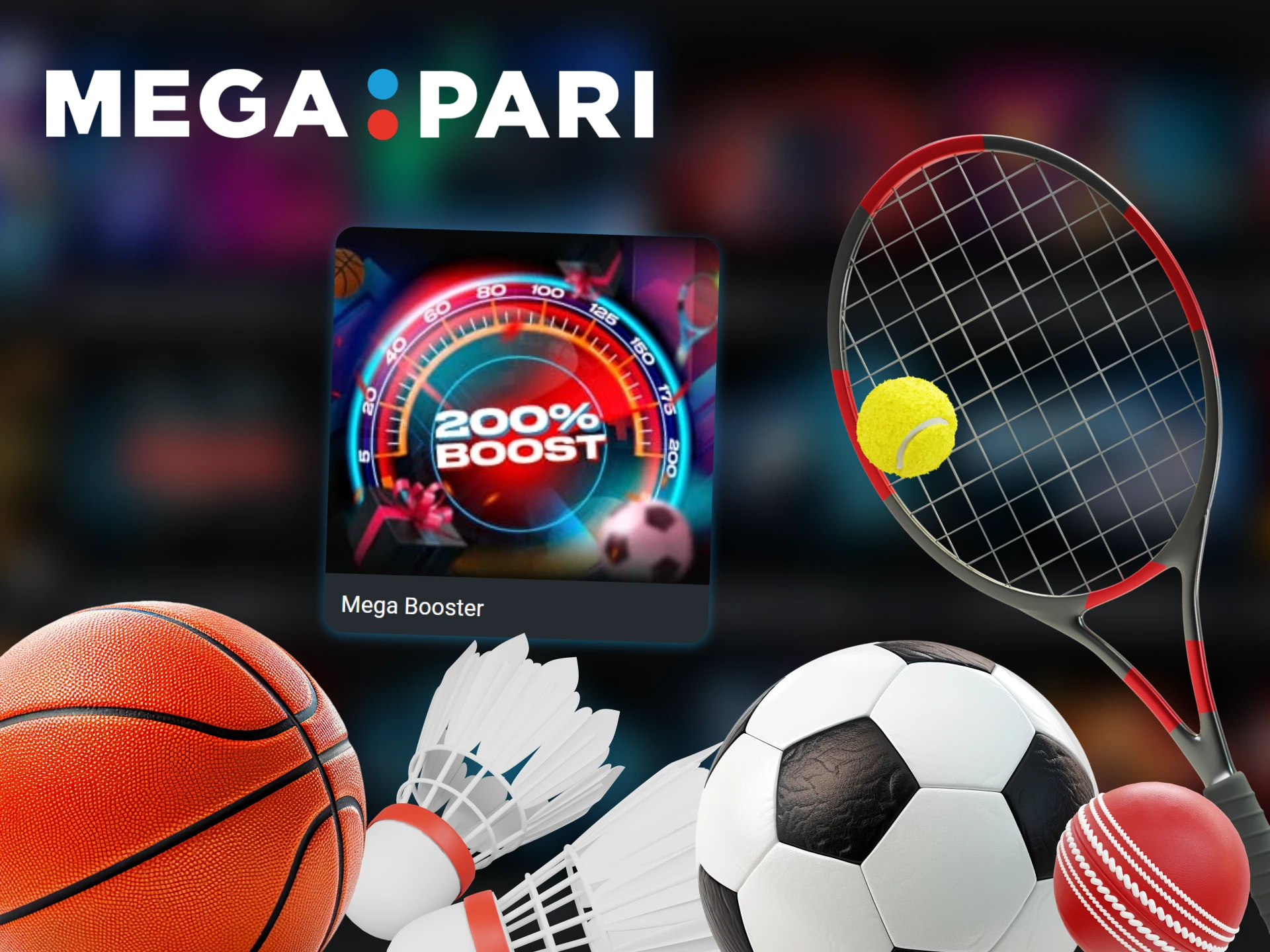 The more selections in your accumulator, the greater your bonus with Megapari Mega Booster.