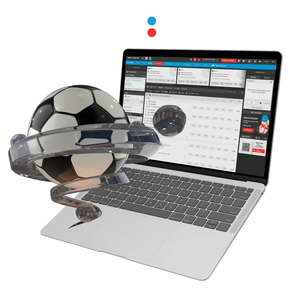 If you are looking for a reliable bookmaker for betting on football, choose Megapari.