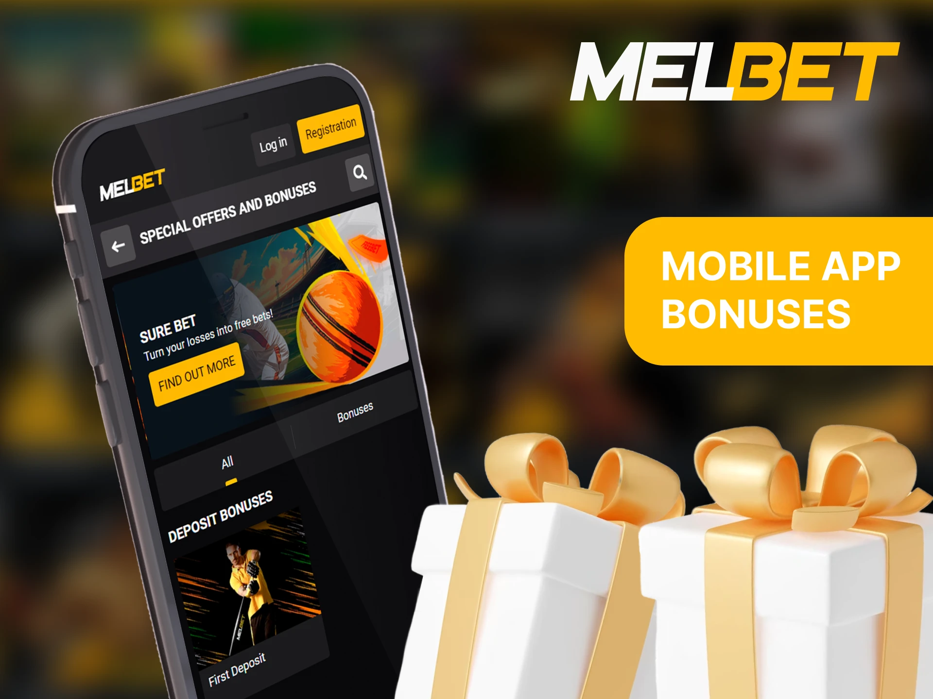 Users of the Melbet mobile app can receive all the bonuses that are available on the bookmaker’s website.