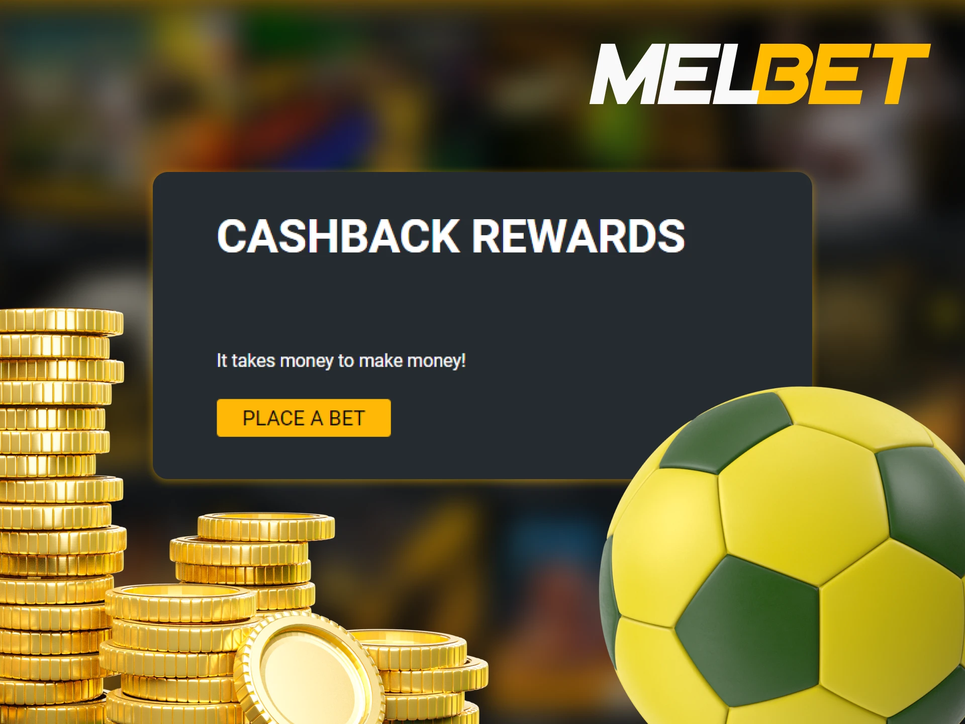 Get cashback on losing bets at Melbet.