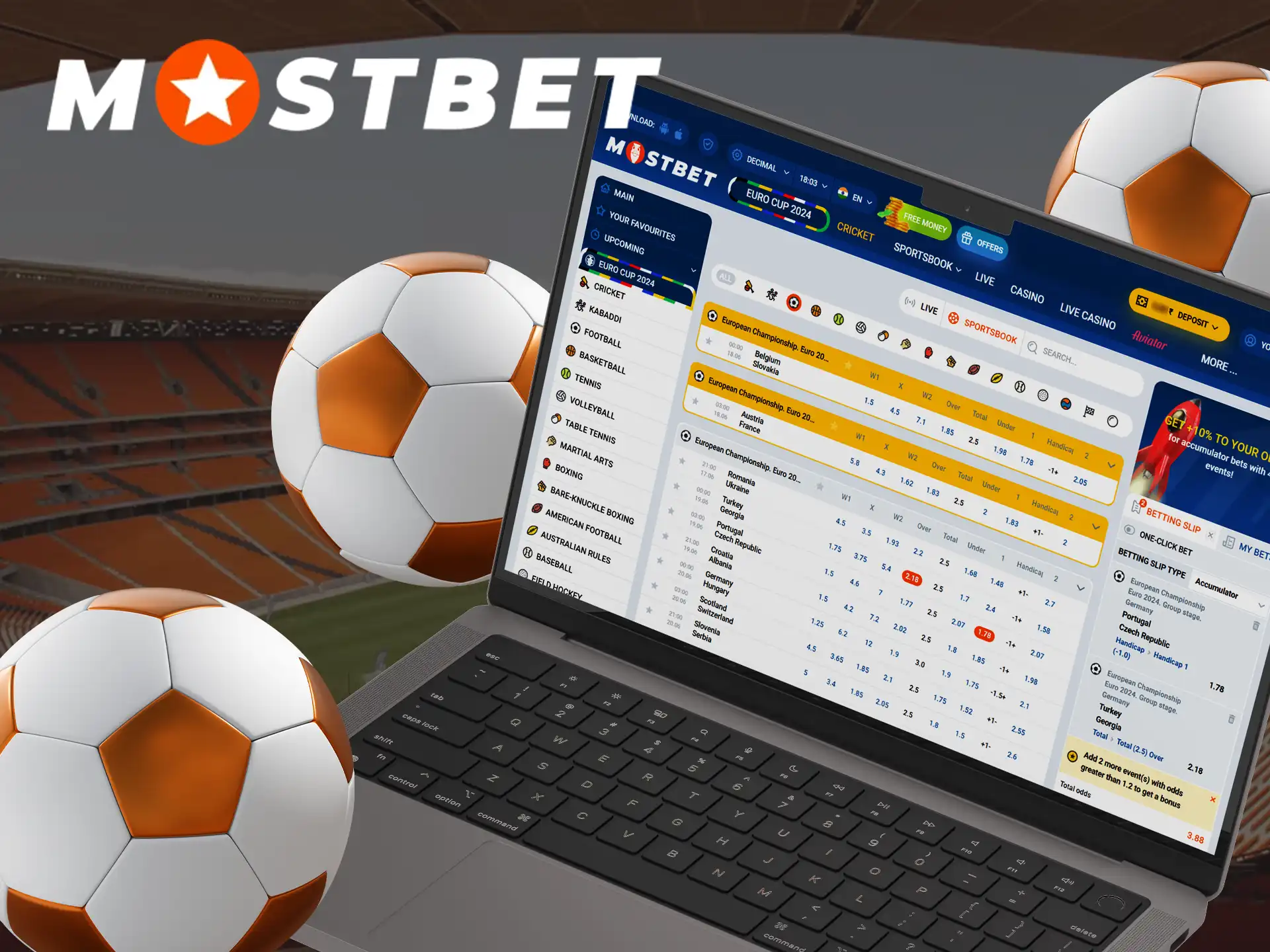 Mostbet is one of the most trusted and popular football betting platforms in India.