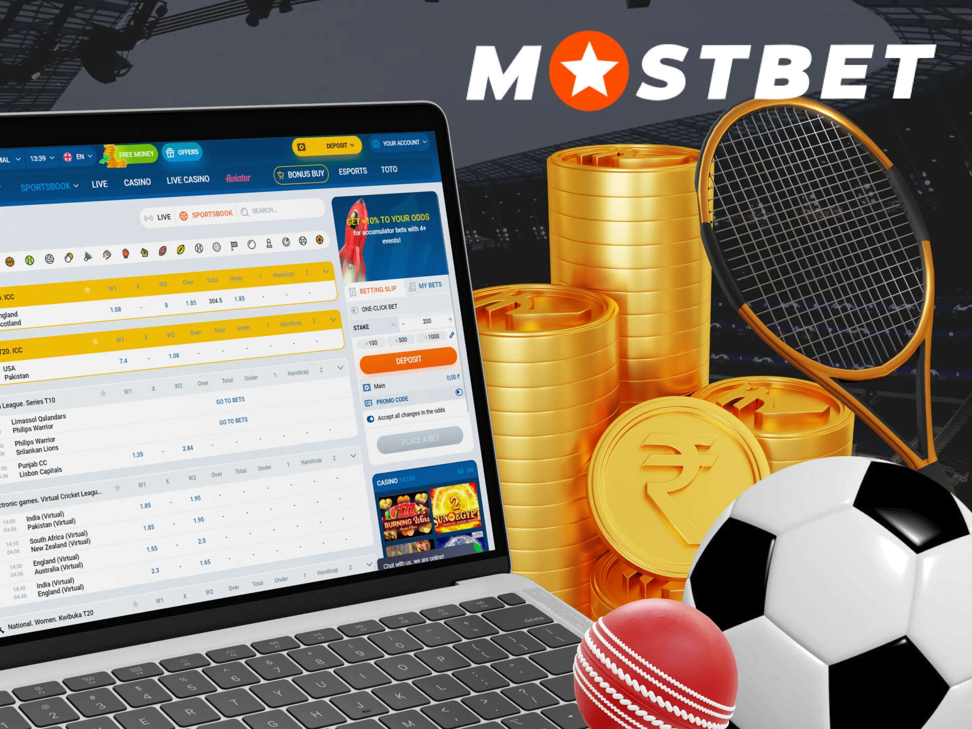 To start betting on Mostbet after registering, follow these steps.