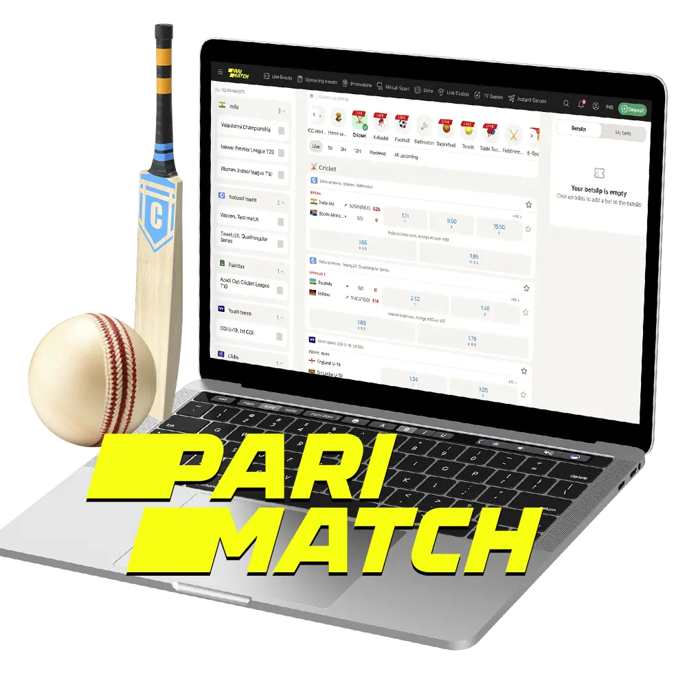 Familiarise yourself with the features of cricket betting at Parimatch bookmaker.