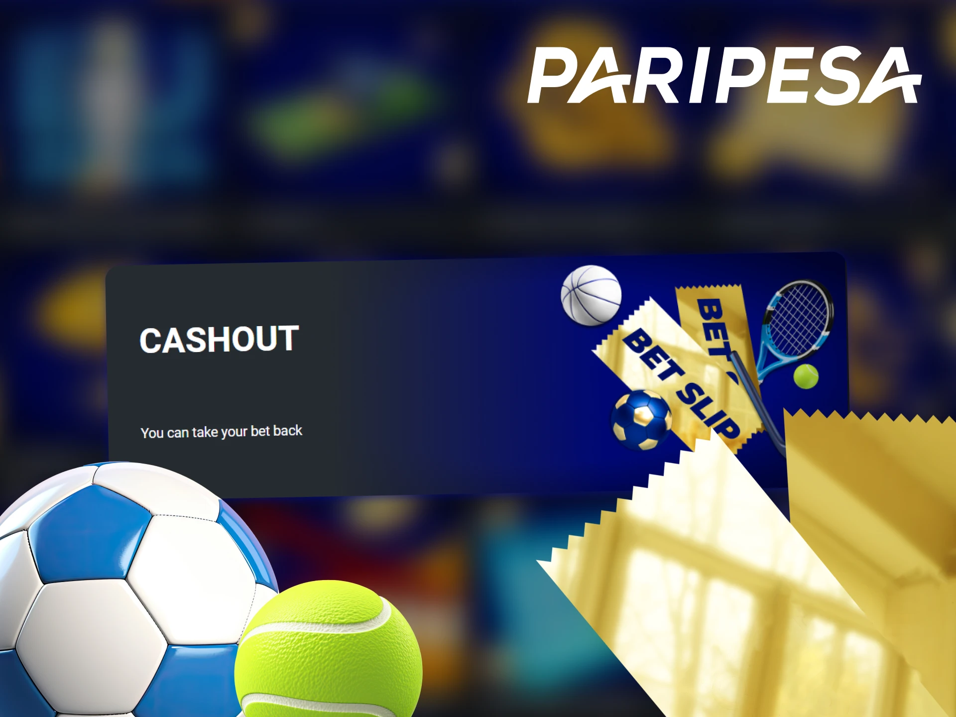 On PariPesa, you can sell your bet slip if you do not want to wait for your bet to settle.