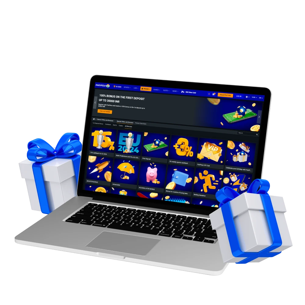 At Paripesa you can find many different bonuses and promotions to suit every taste.