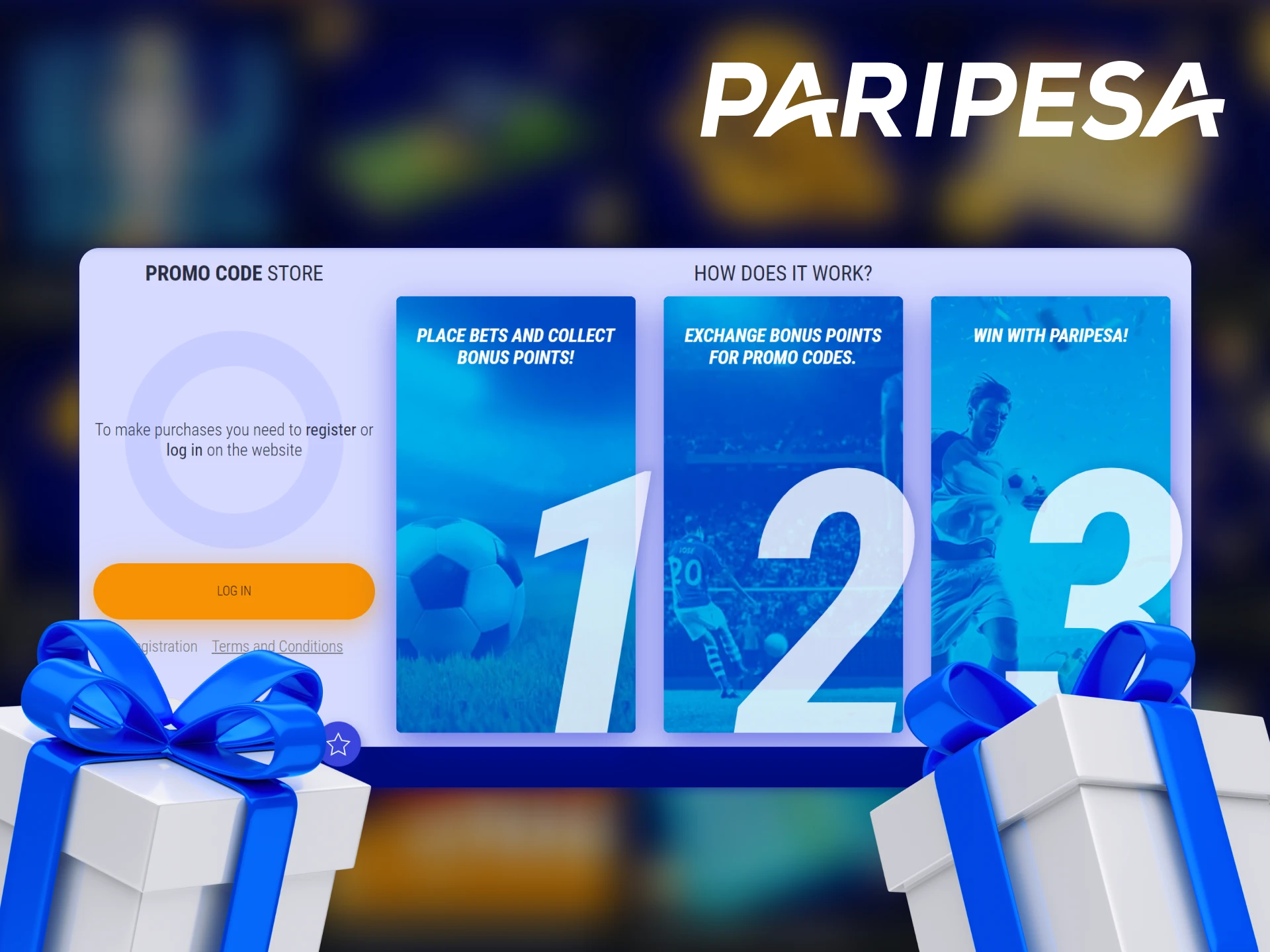 In the Paripesa promo code store you can buy a bets without spending any money.