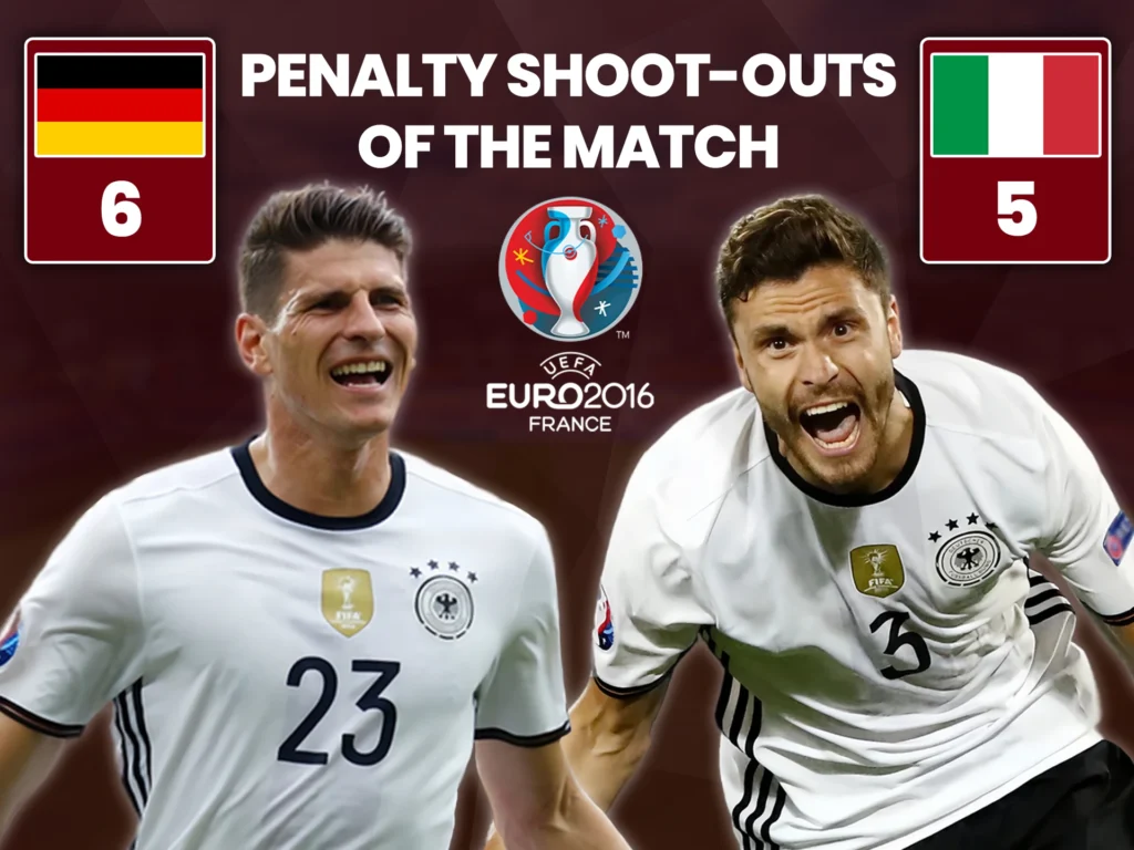 The result of the match was Germany's victory and its advancement to the semifinals.