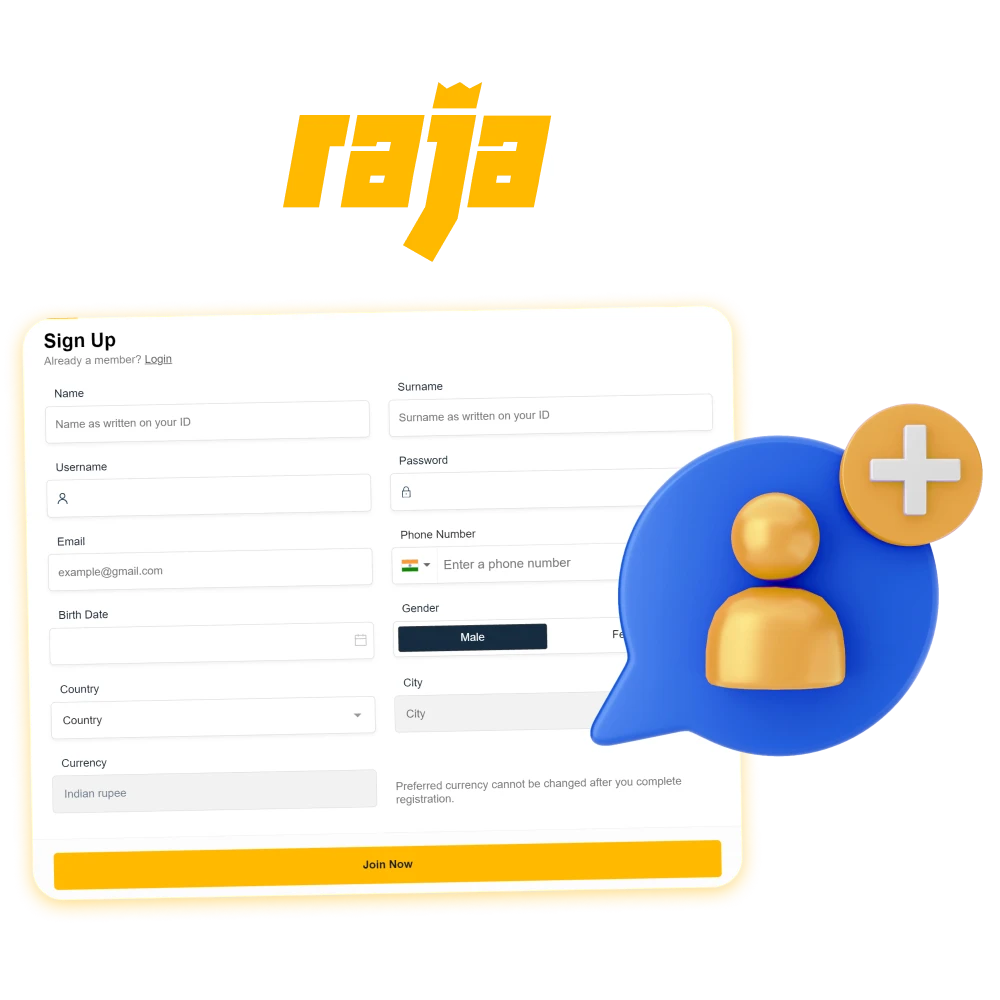 Find out how to register with Rajabets and start betting.