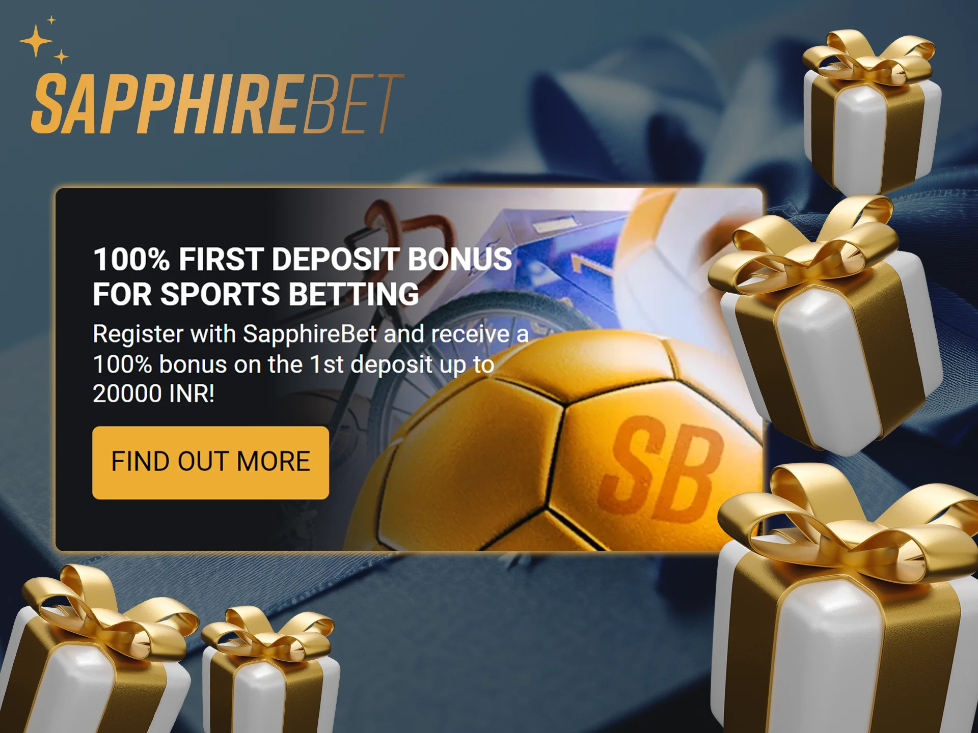 Top up your account balance and get the SapphireBet welcome bonus.
