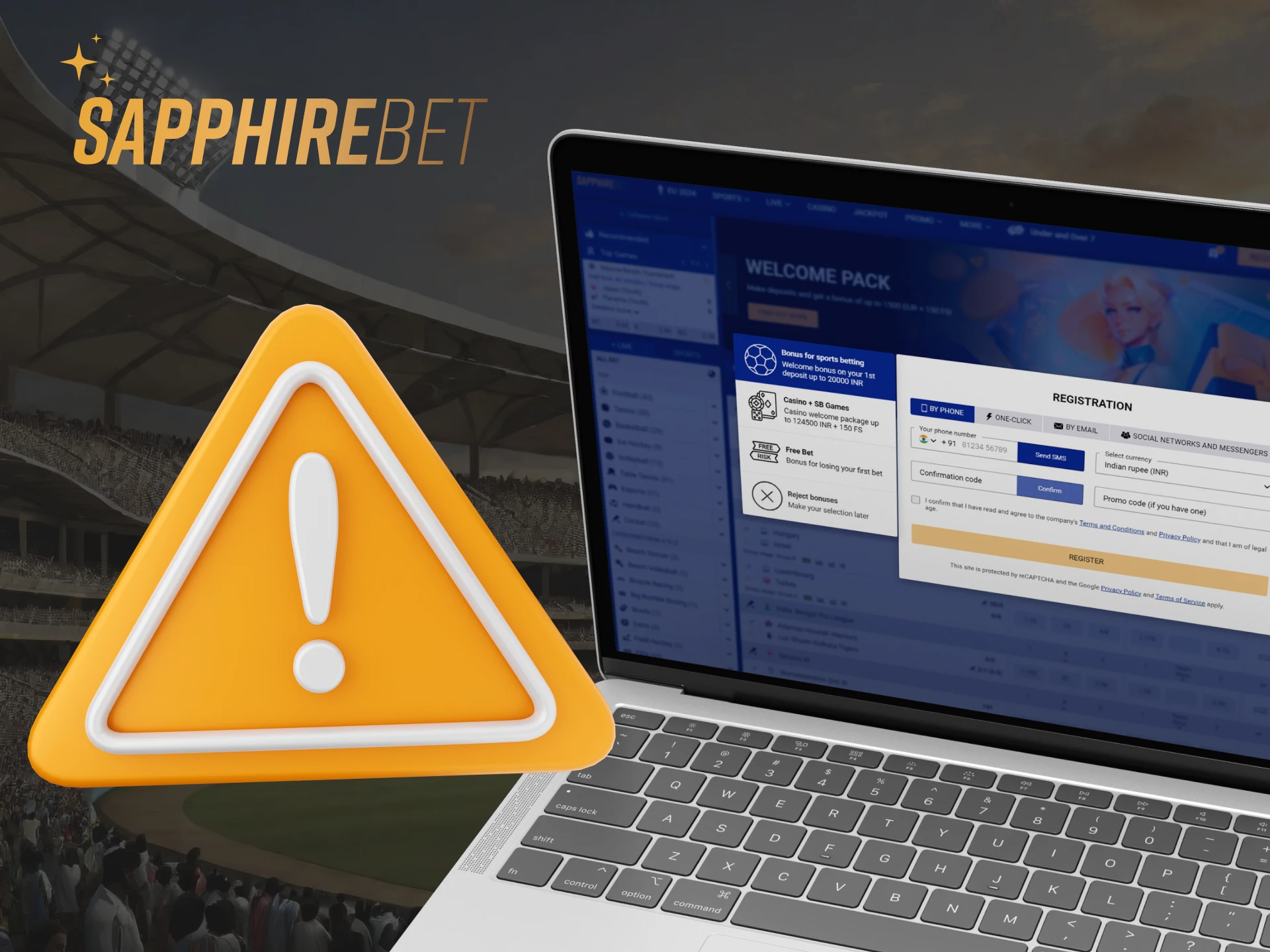 When registering at Sapphirebet Casino, you may encounter these problems, study them.