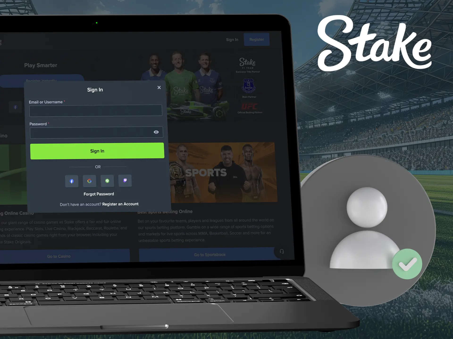 By logging in to your Stake account, the world of betting and the unforgettable emotions of winning opens up to you.