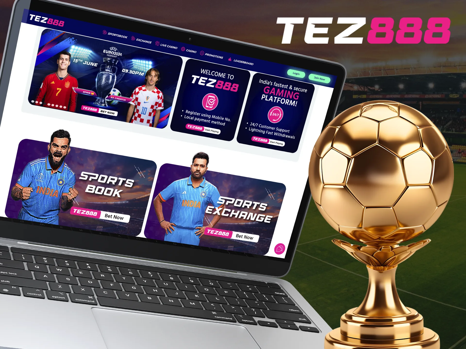 Check out information on popular tournaments you can bet on at Tez888.