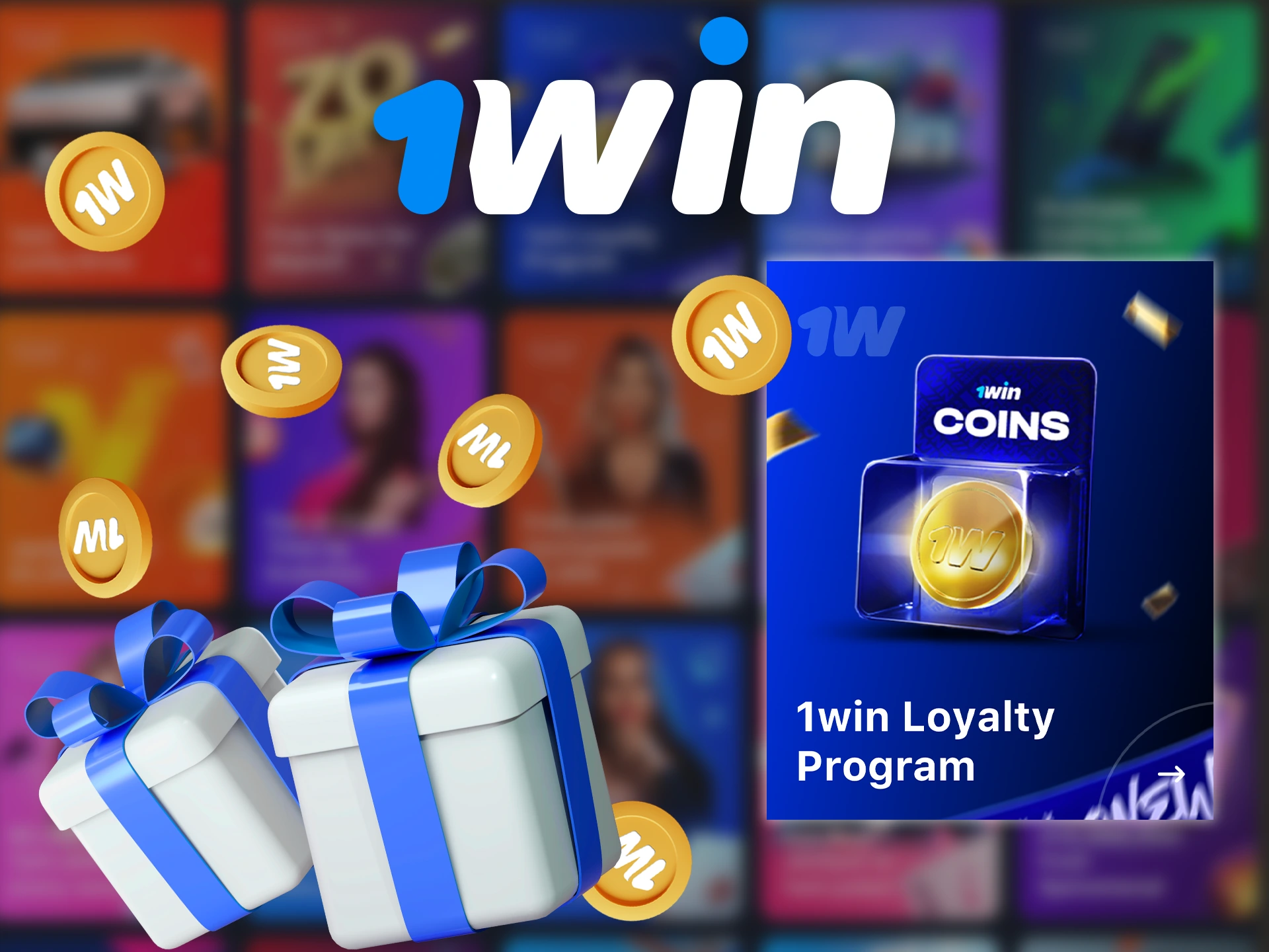 Join the 1win loyalty program and receive rewards.