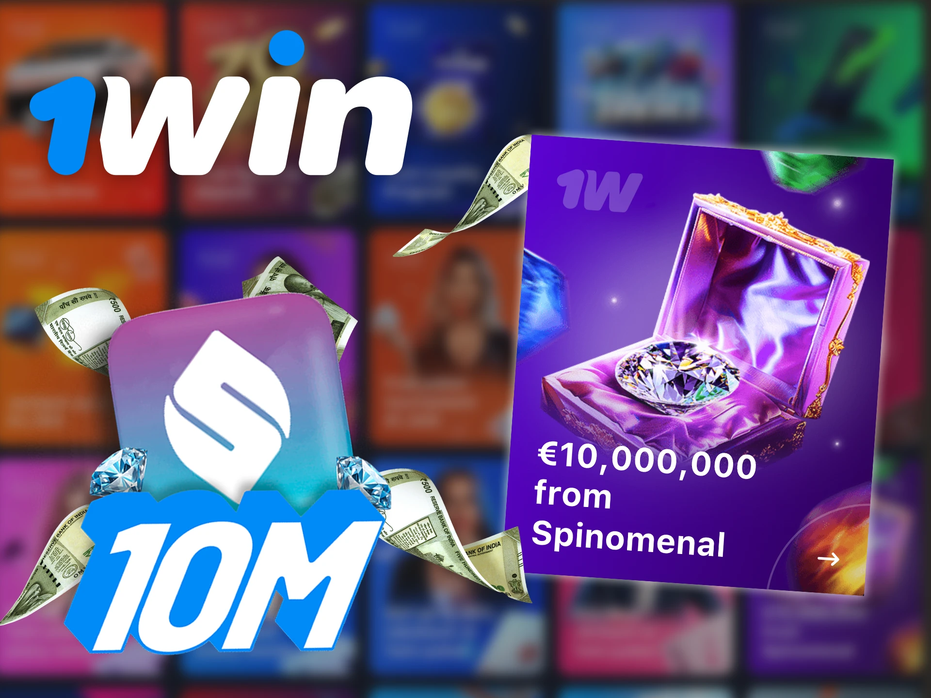 Join the Spinomenal tournament at 1win and win big prizes.