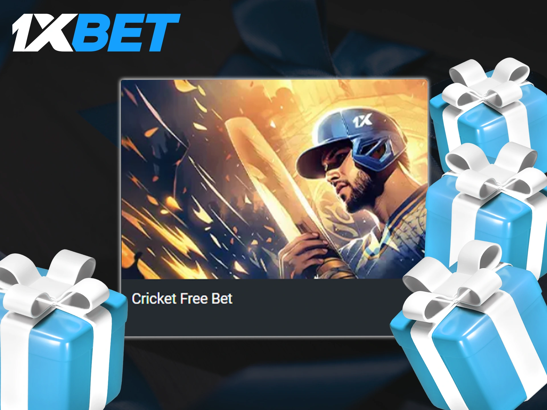 Take the chance to place a free bet on the cricket match at 1xBet.