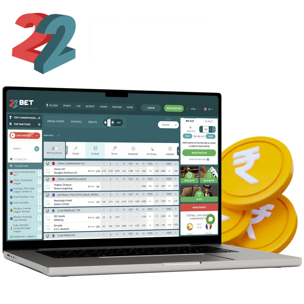 Learn the peculiarities of funding your account at 22Bet Casino.