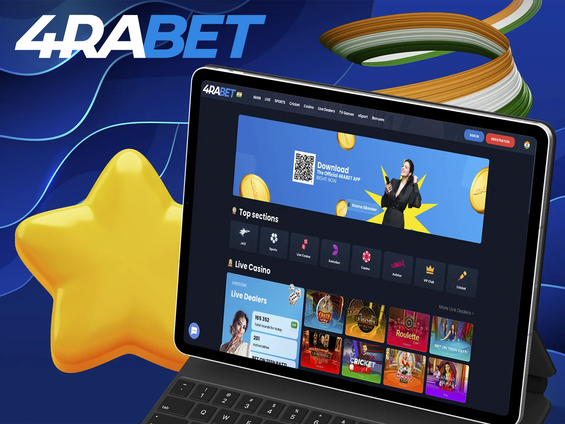 Find out why one of the best bookmakers in India, 4rabet, is so loved.