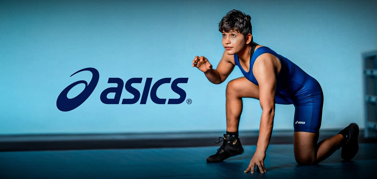 Antim Panghal signed by ASICS