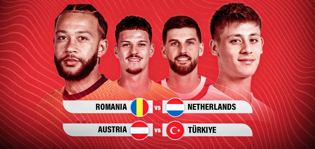 UEFA Euro 2024 Round of 16 || Romania vs Netherlands | Austria vs Türkiye || Match Previews | Predictions | Fantasy XIs