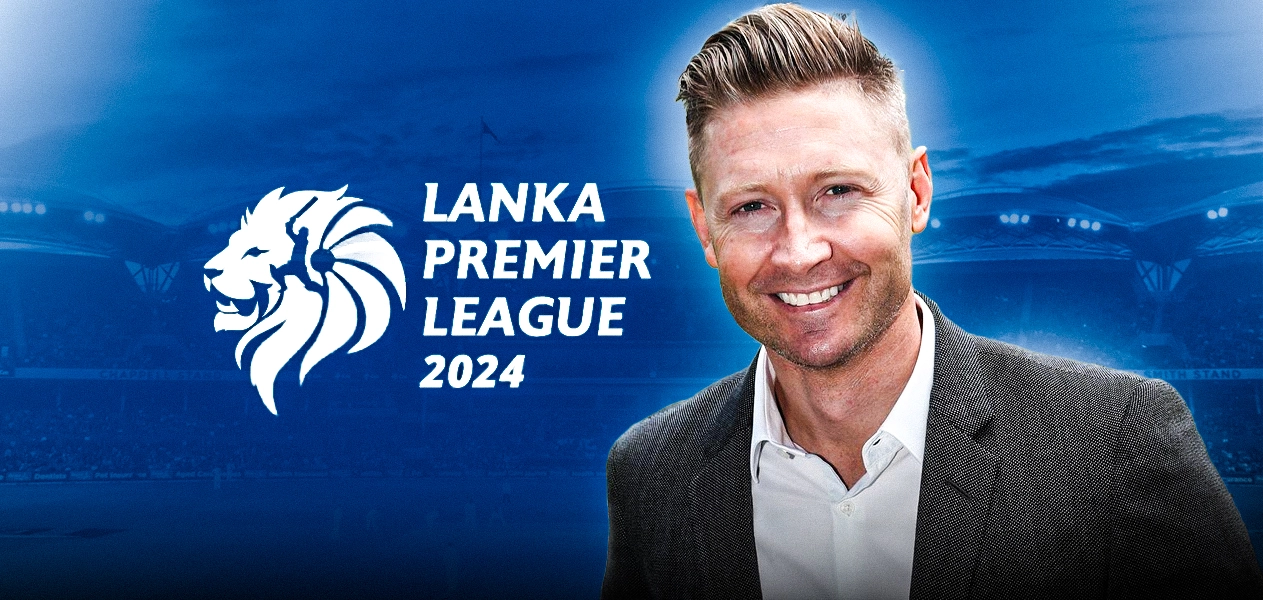 Michael Clarke joins the Lanka Premier League 2024