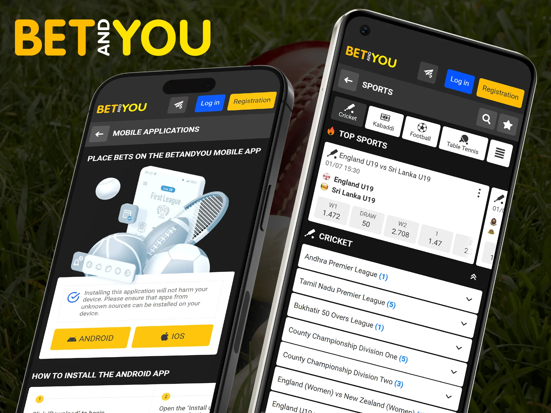 Download the Betandyou app and enjoy betting on cricket.