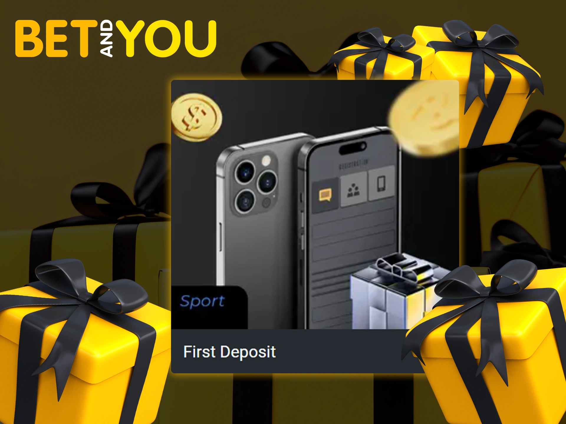 Don't miss the opportunity to get a bonus on your first deposit from Betandyou.