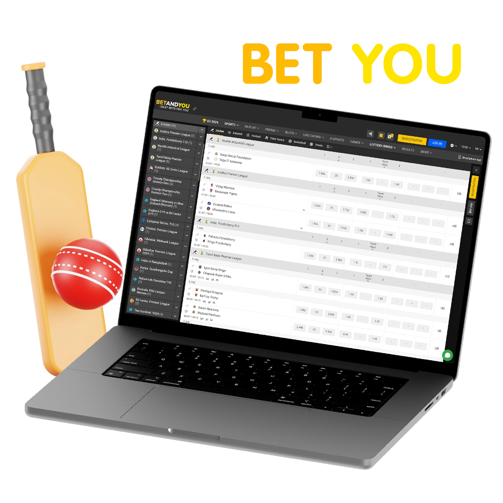 Bet on your favorite cricket teams with Betandyou.