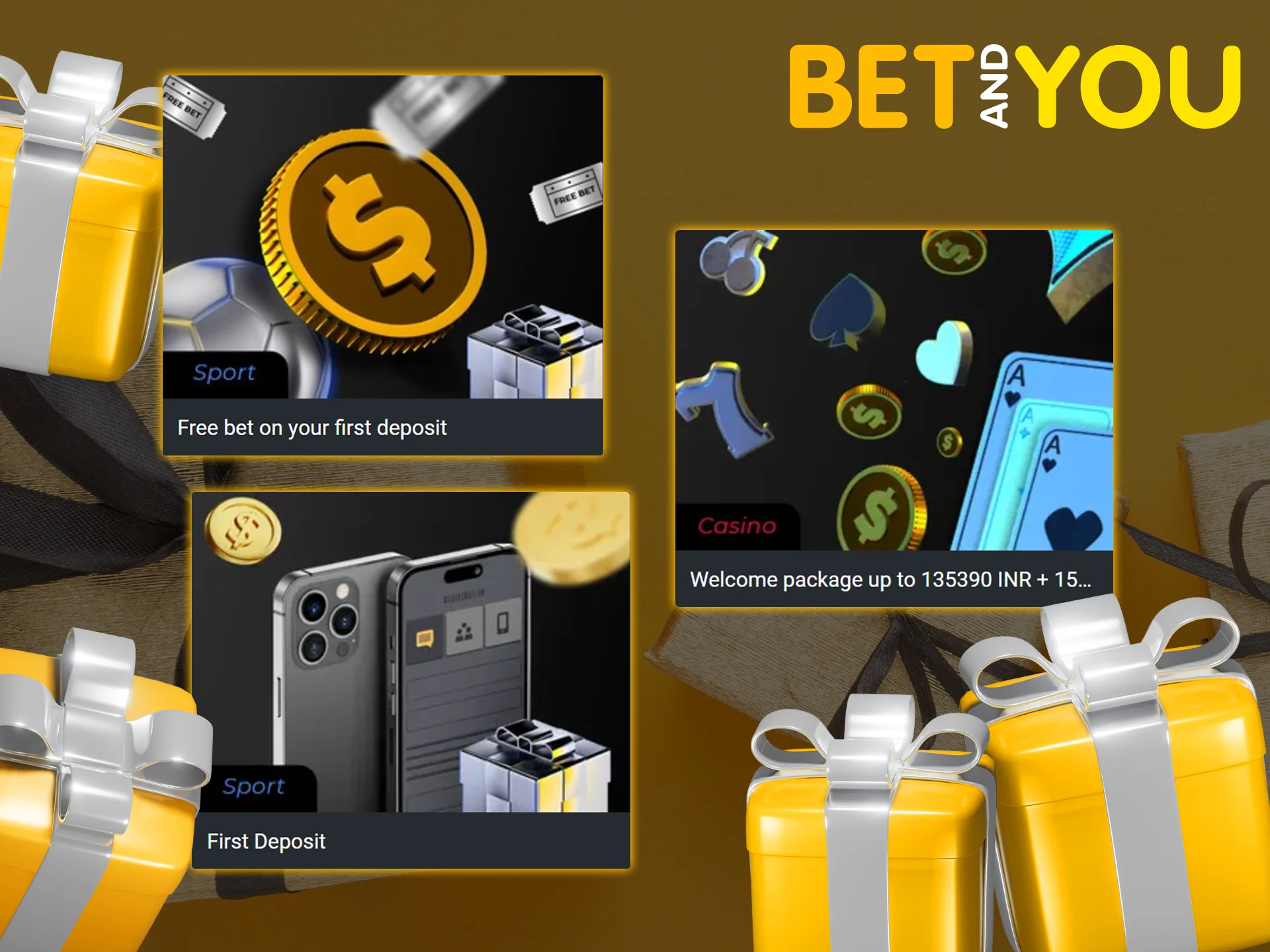 Sign up at Betandyou and claim your welcome bonus on your first deposit.