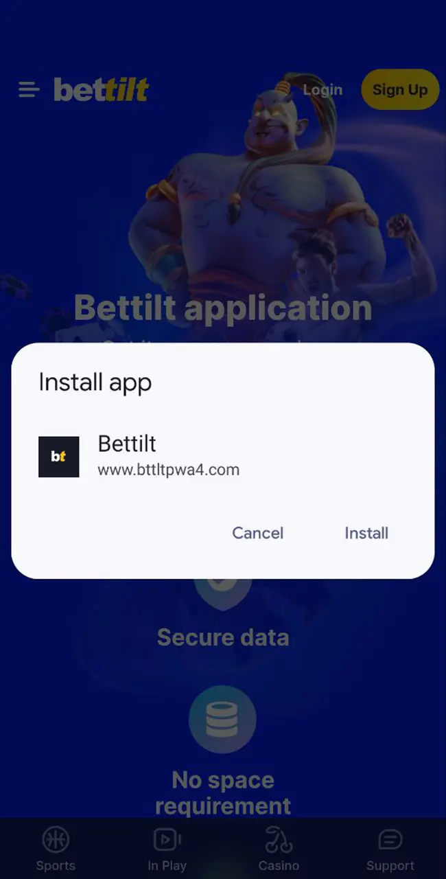 Install the Bettilt app and start winning big.