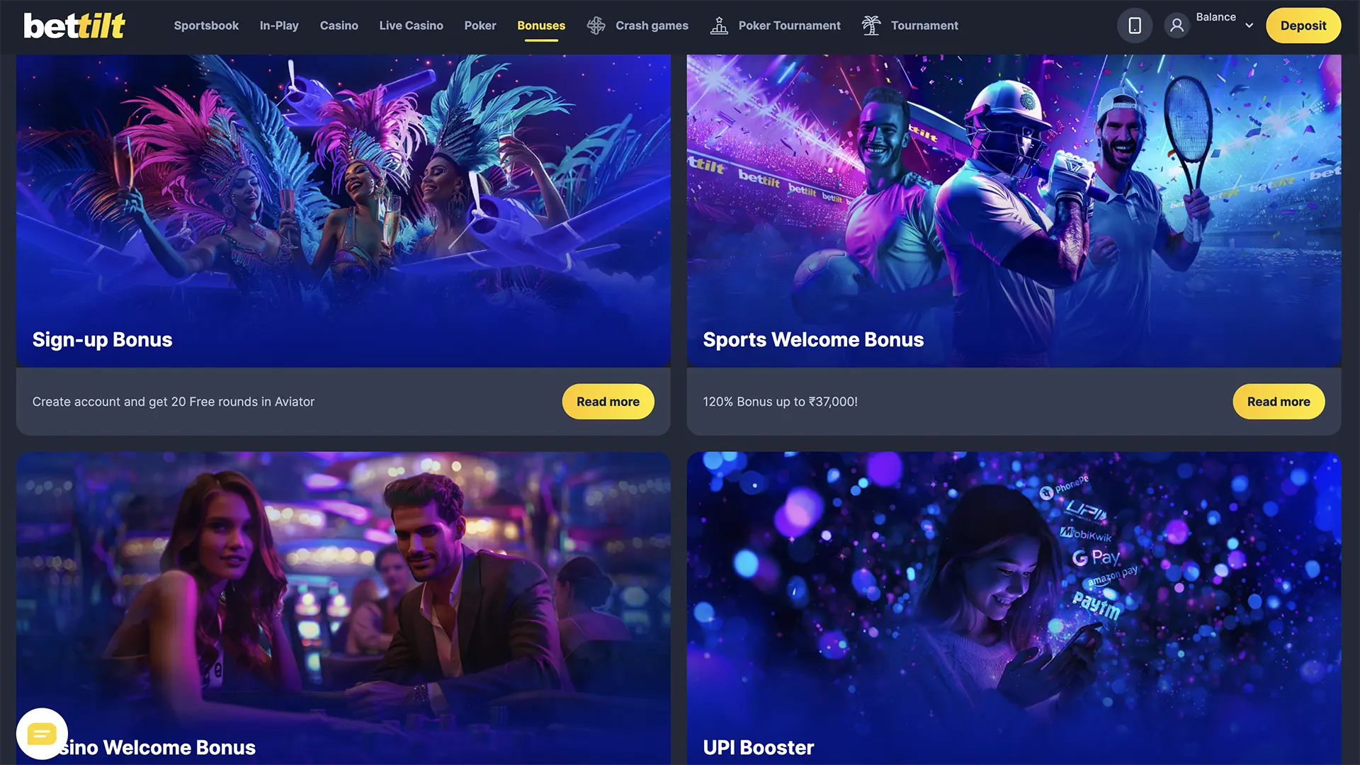 Promotions and bonus programmes at Bettilt Casino.