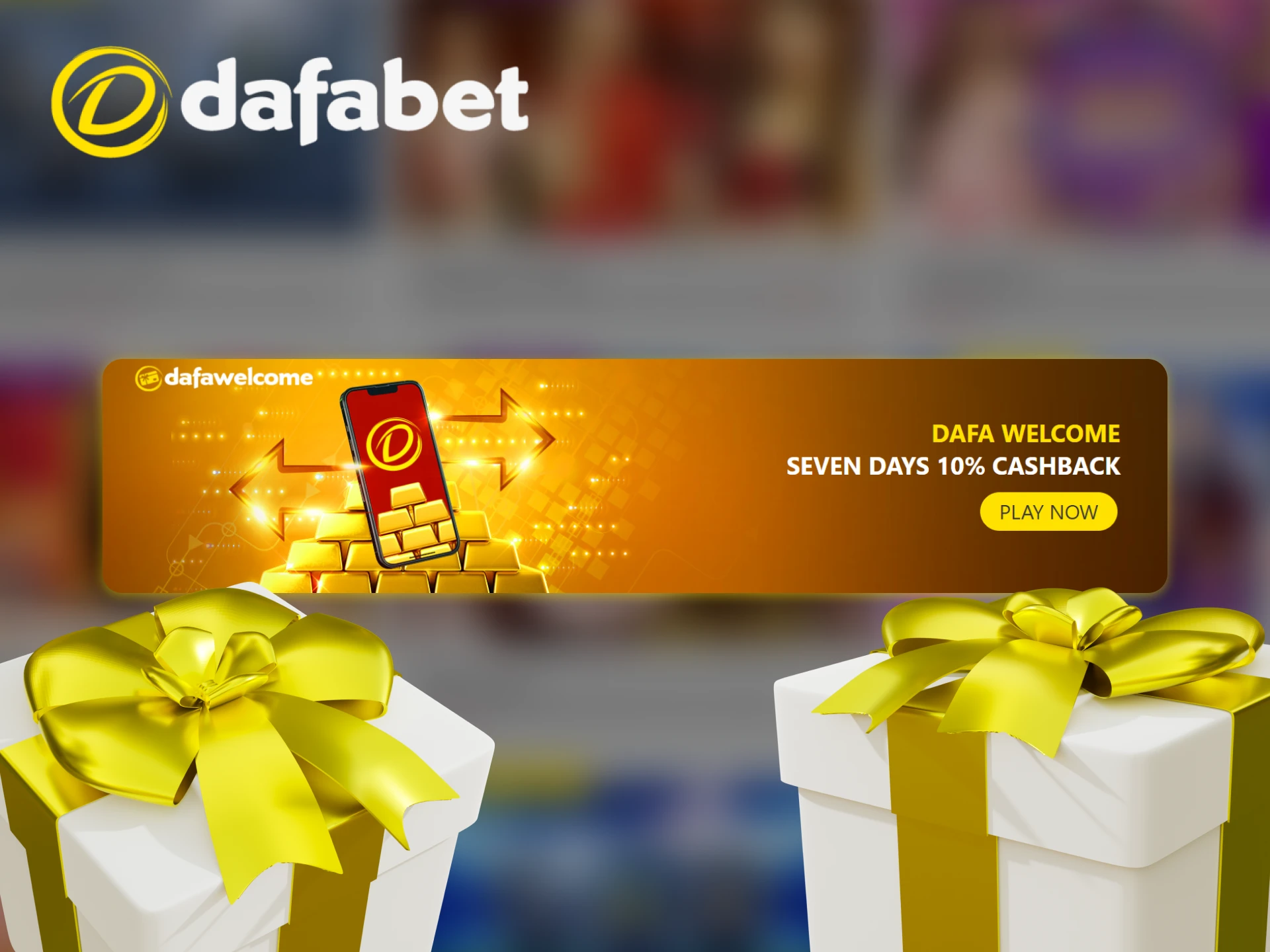 If you are a new Dafabet user, you can receive cashback every day for the first seven days.