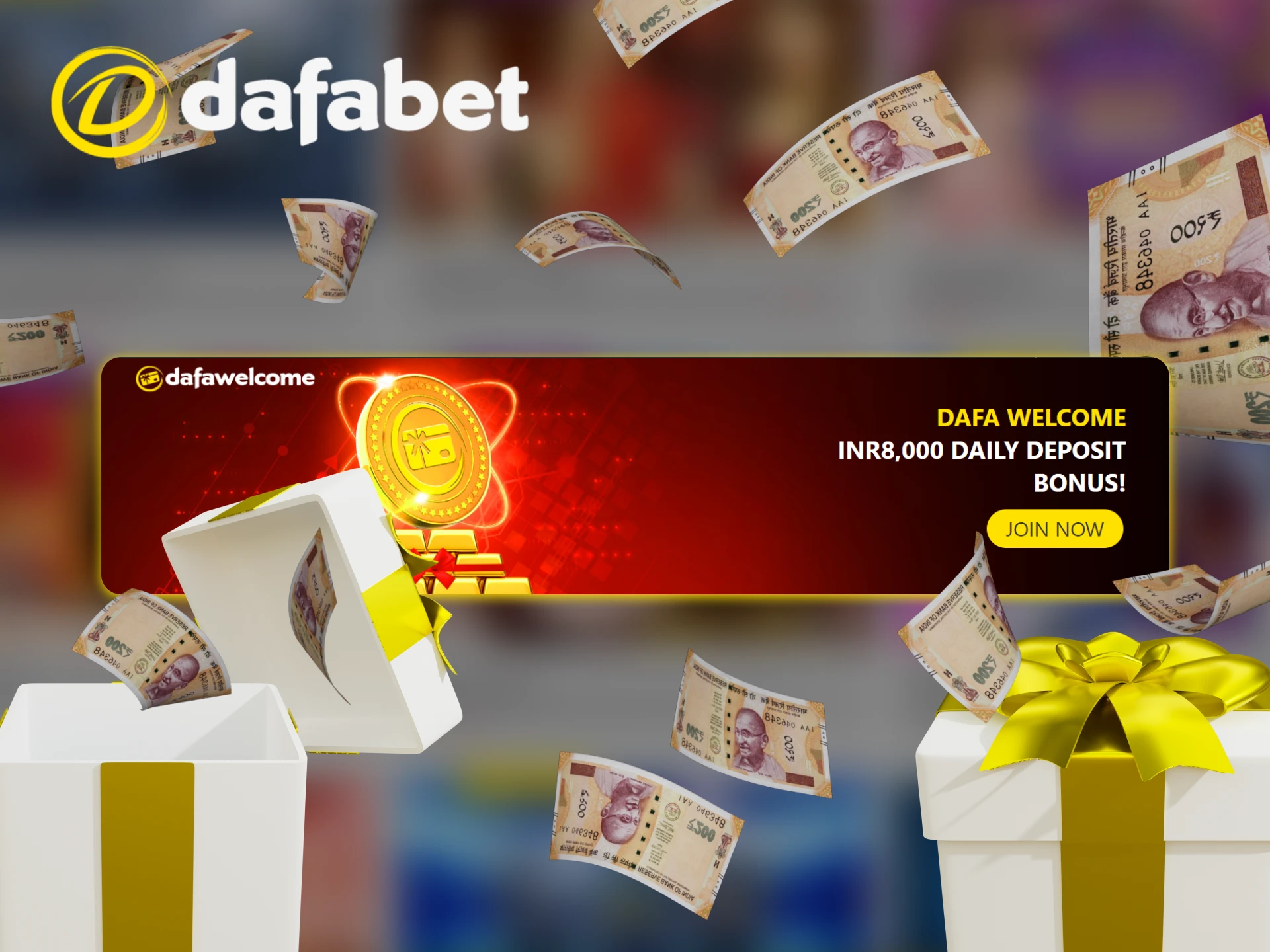 At Dafabet you can count on a daily bonus for your deposits.