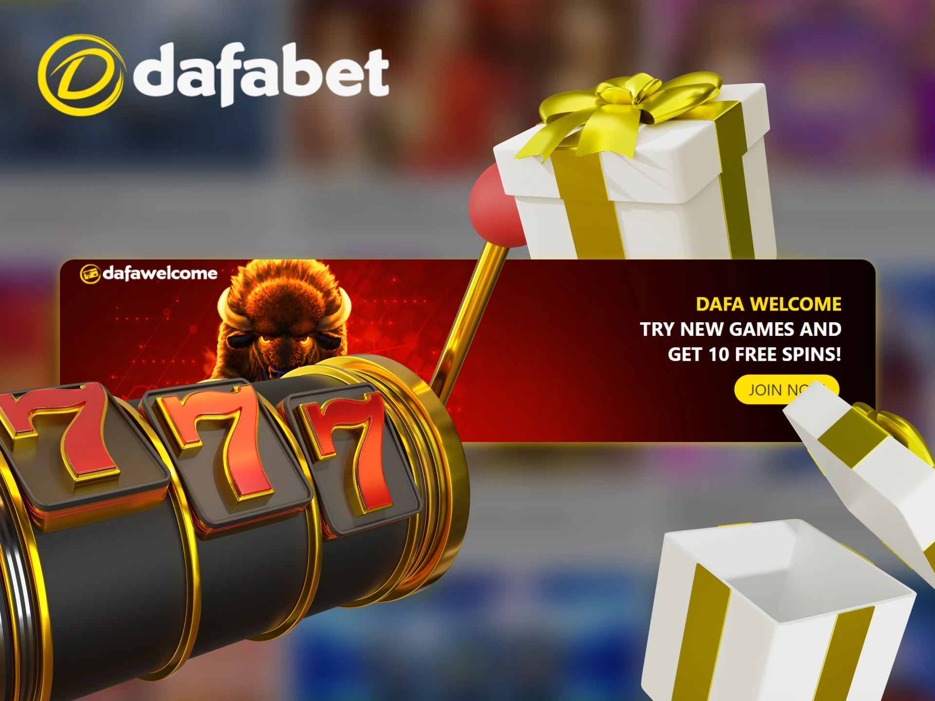 Place your bet on Dafabet Casino slots and get 25 free spins on Buffalo Blitz.