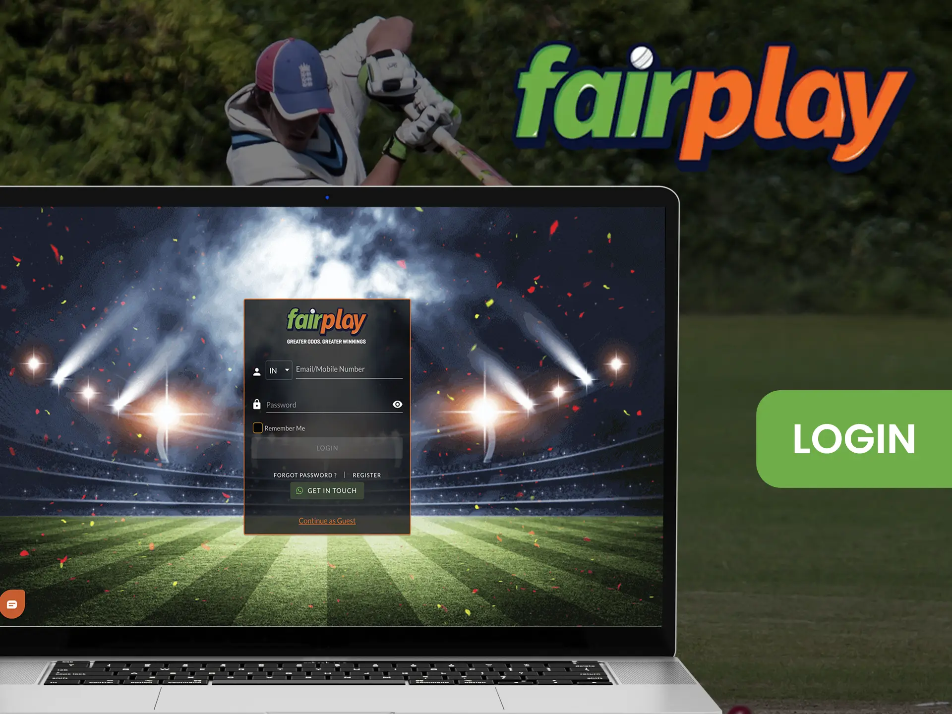 Discover the world of Fairplay Casino and the highest odds simply by logging into your account.