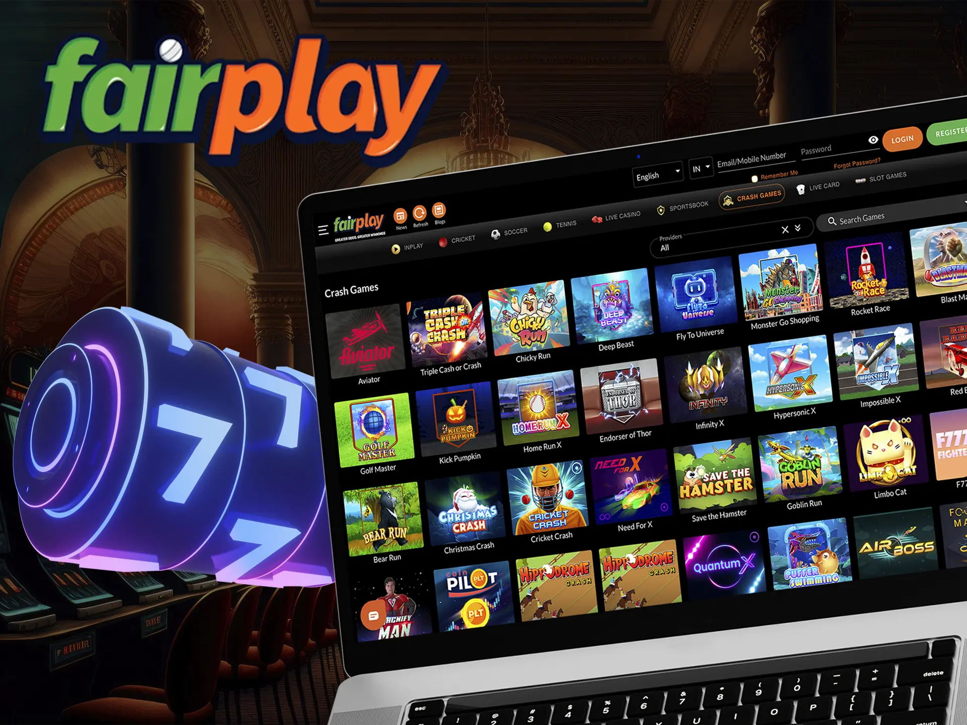 Enjoy the best slot games from Fairplay where you will always find big wins.