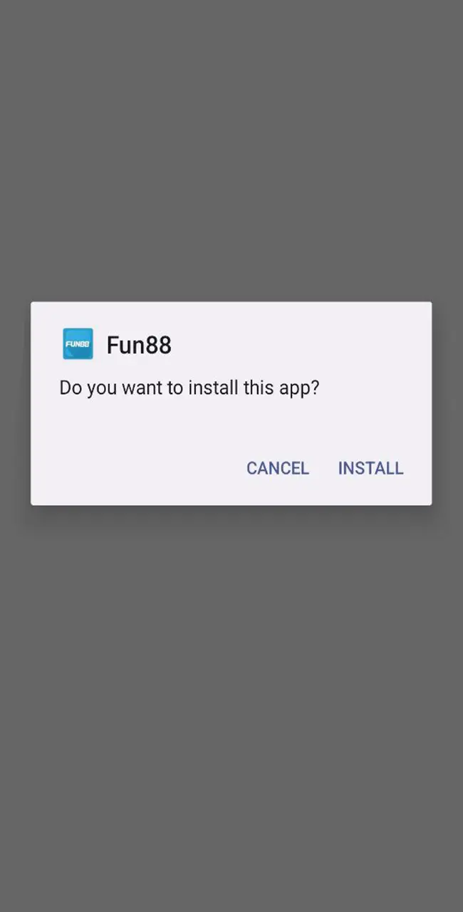 Start the installation and afterwards launch the Fun88 app to enjoy playing slots.