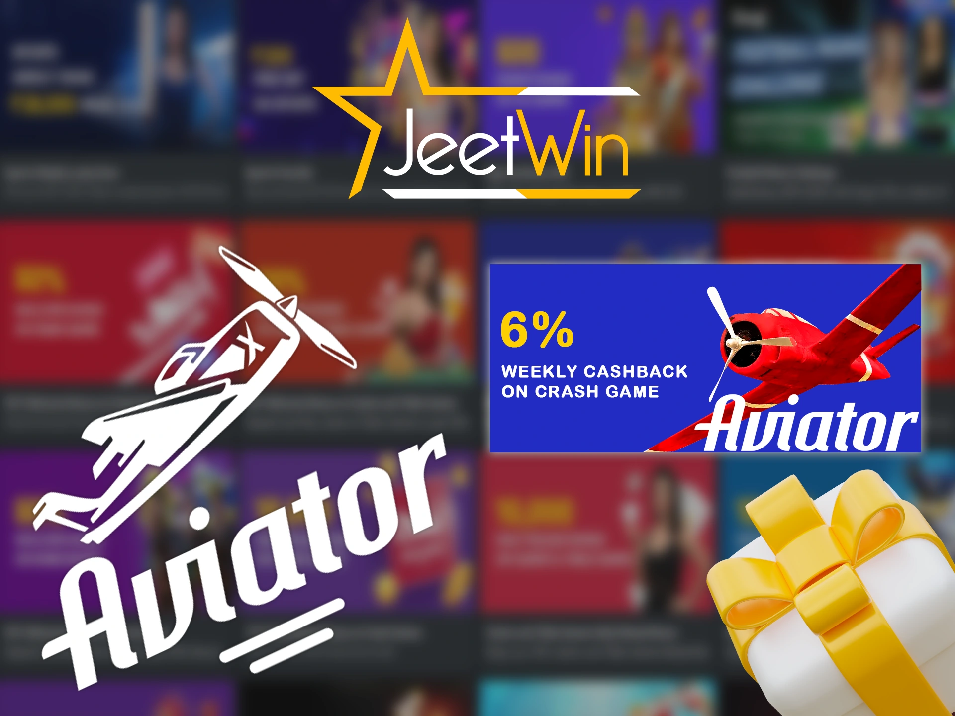 Play crash games and get weekly cashback at Jeetwin.