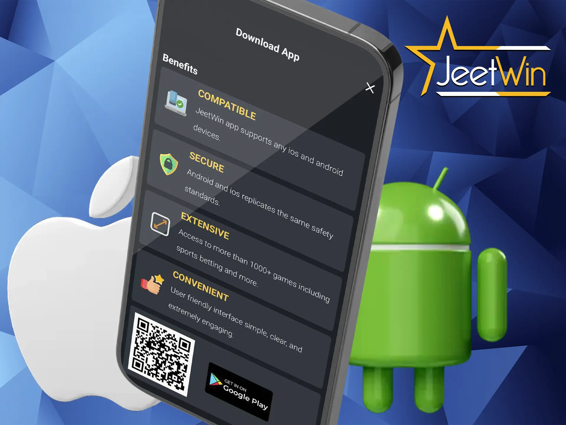Download the Jeetwin app to be able to log in instantly and make accurate predictions on the cricket event that matters to you.