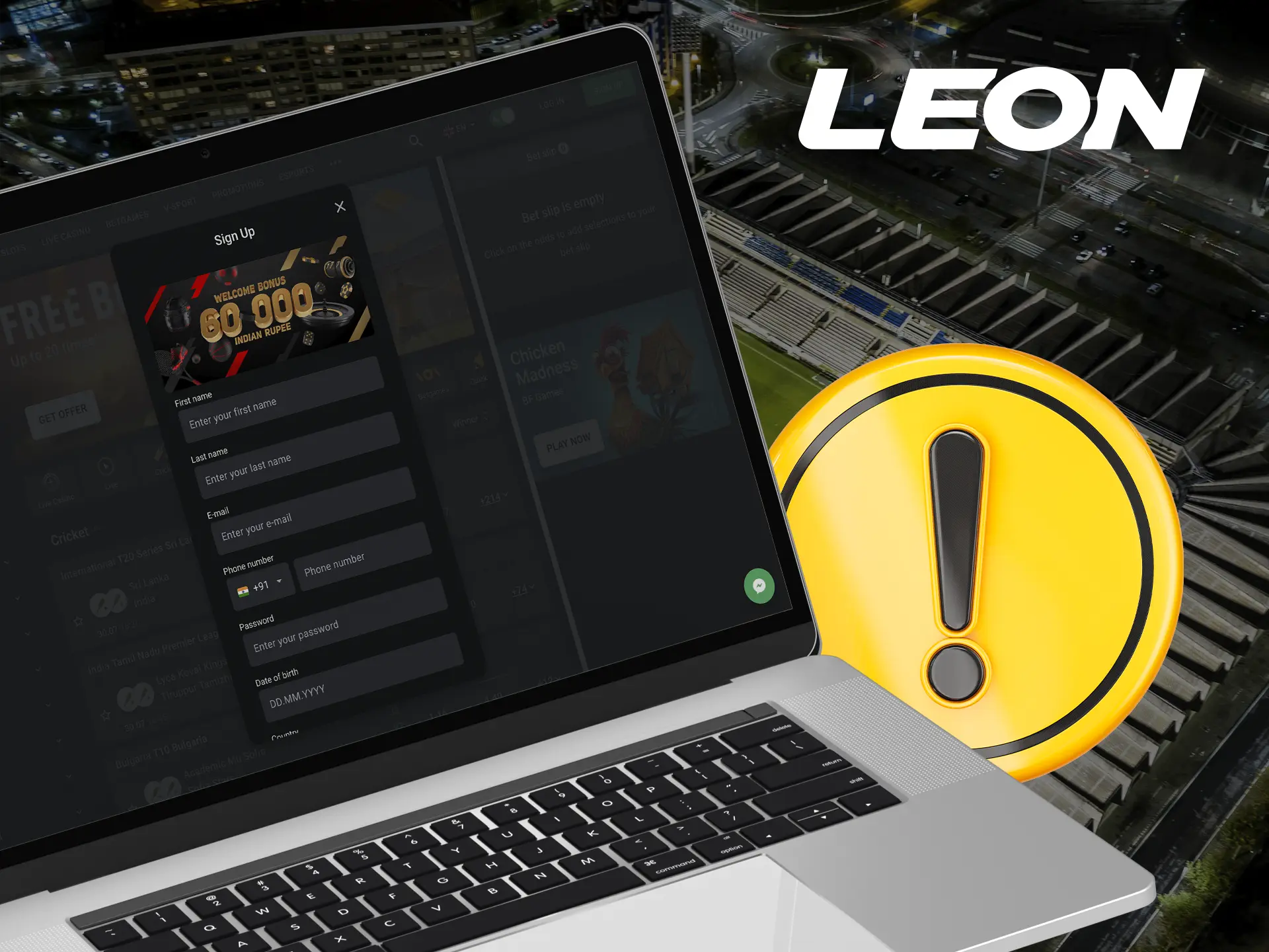 Explore all the problems and workarounds when creating an account at Leonbet Casino.