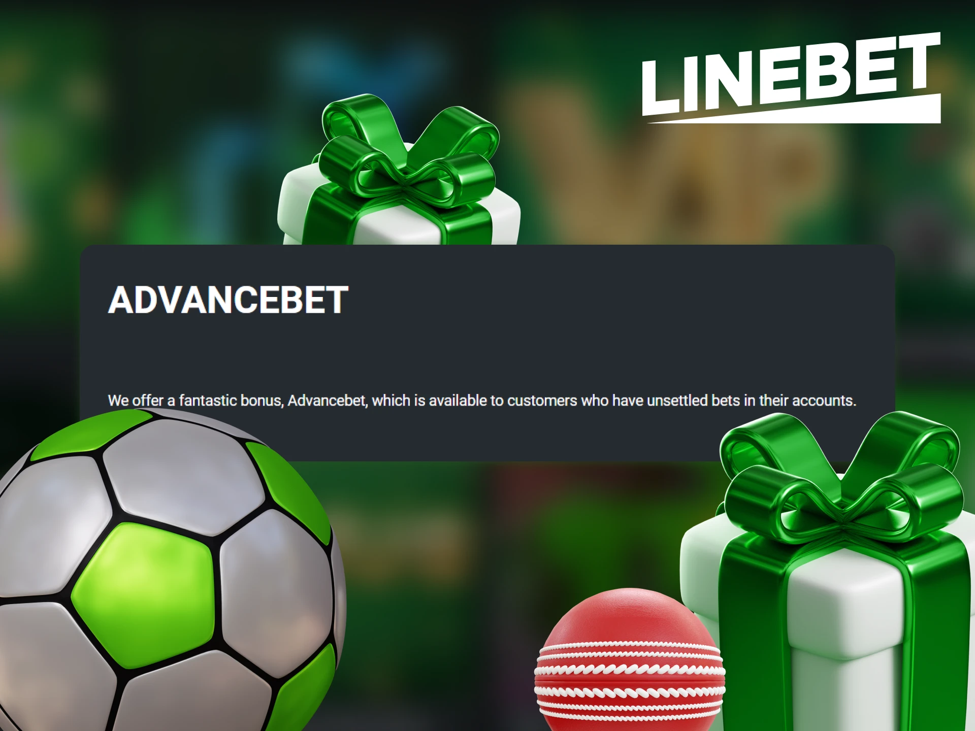 At Linebet you can place advance bets.